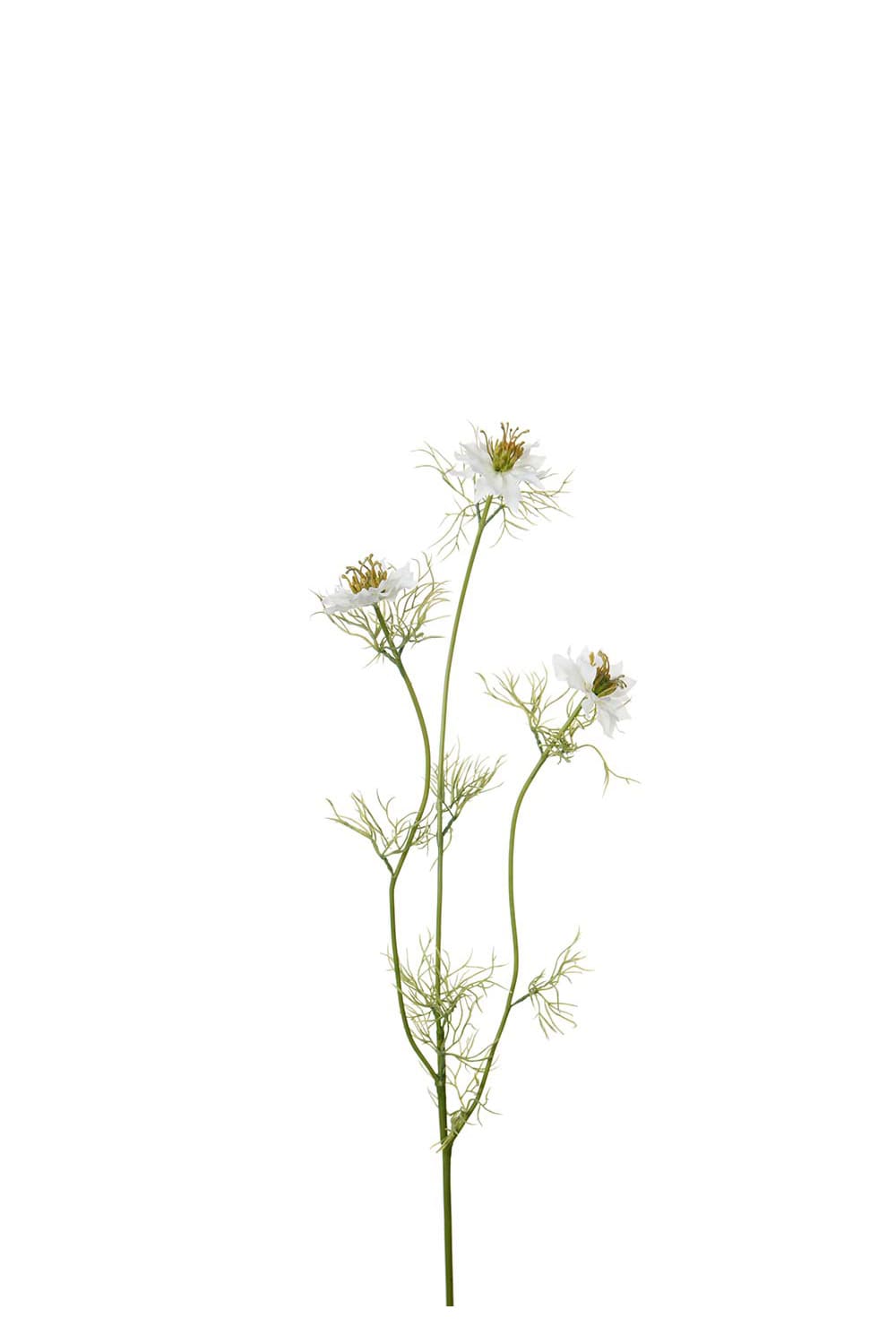 Konstgjord vit Nigella 63cm
