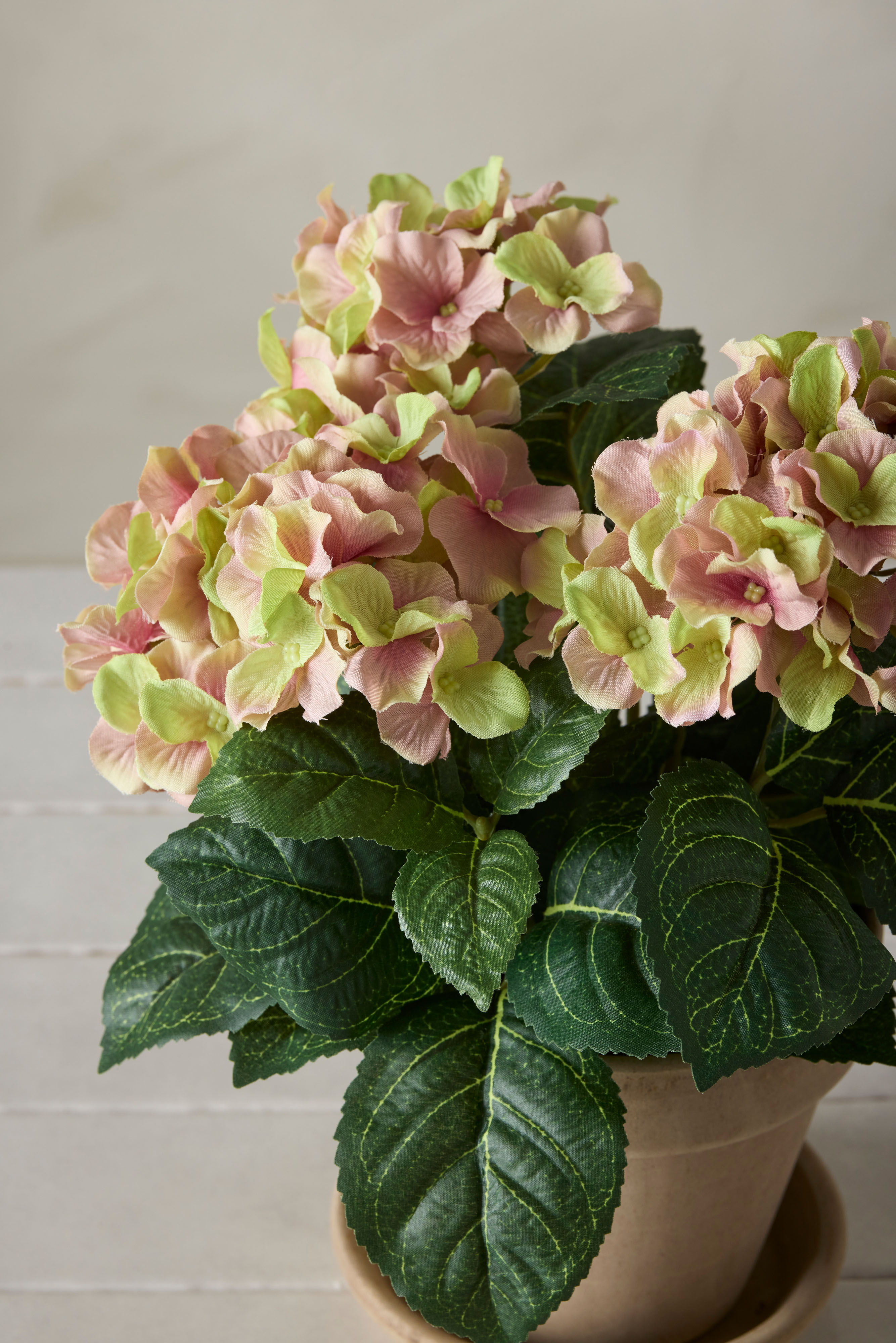 Konstgjord rosa Hortensia 30cm
