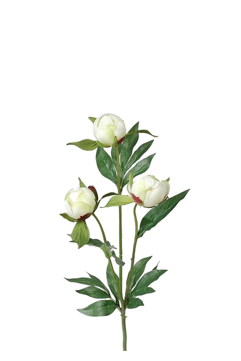 Konstgjord vit Pion 45cm