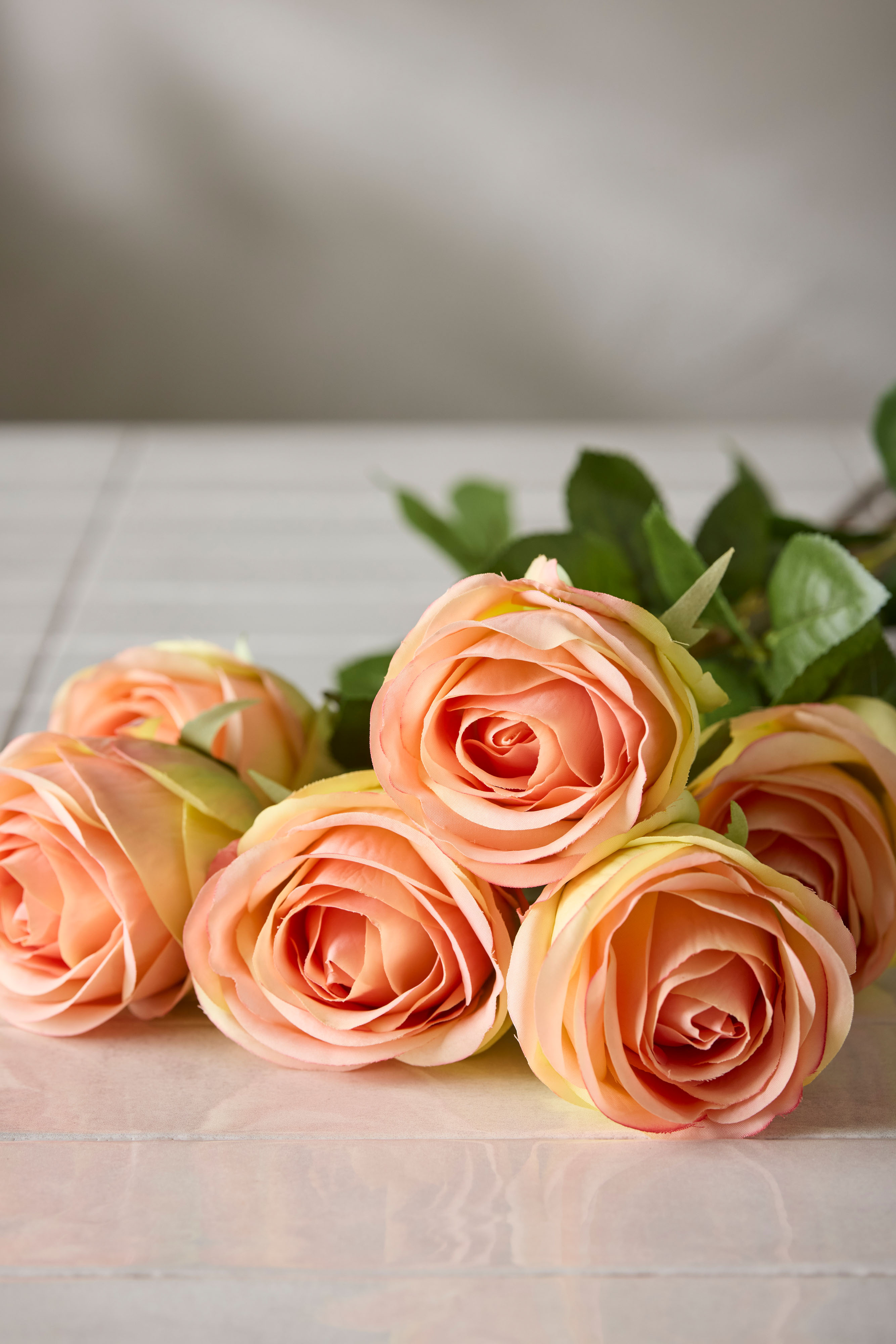 Konstgjord rosa Ros 75cm