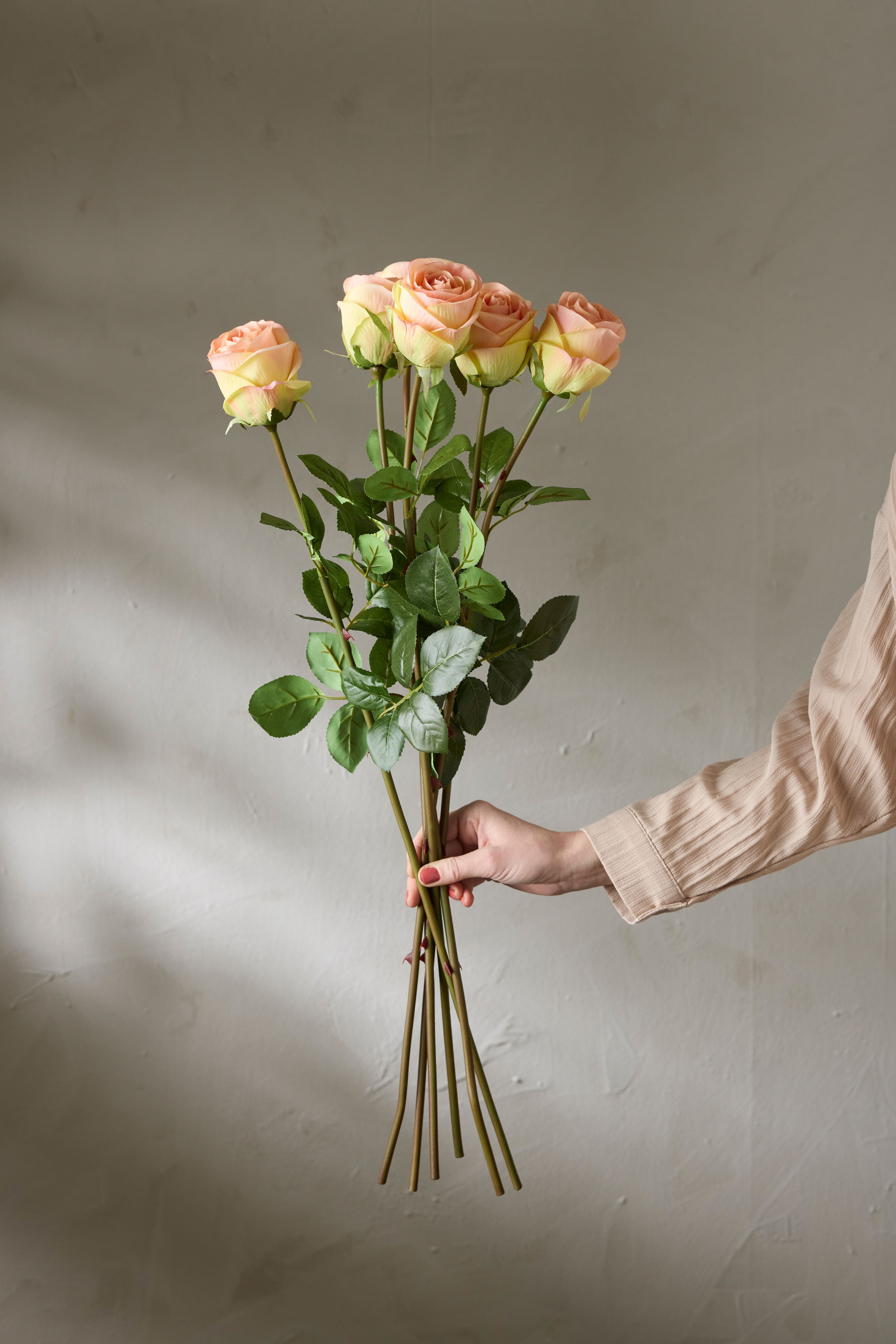 Konstgjord rosa Ros 75cm