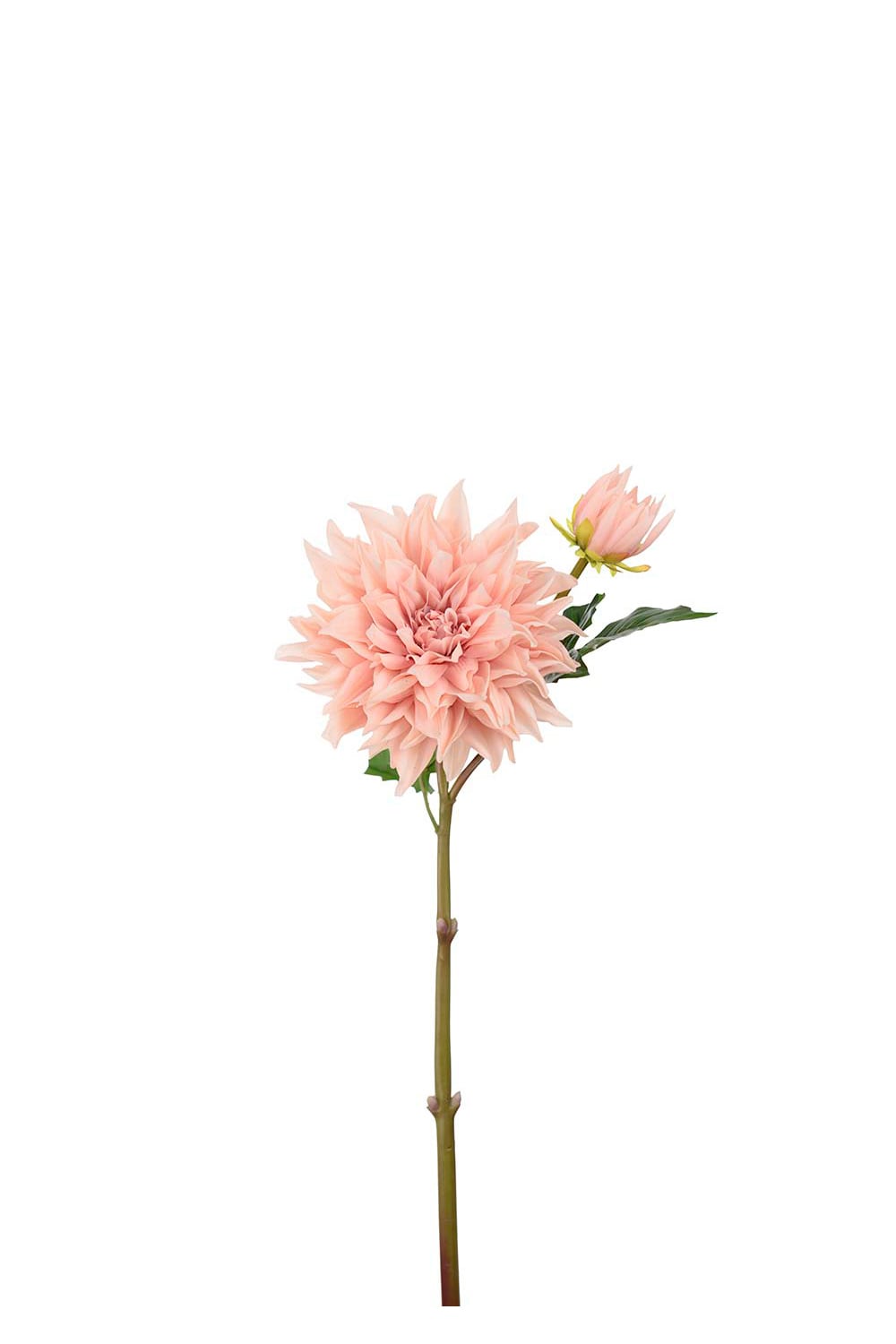 Konstgjord persikofärgad Dahlia 70cm