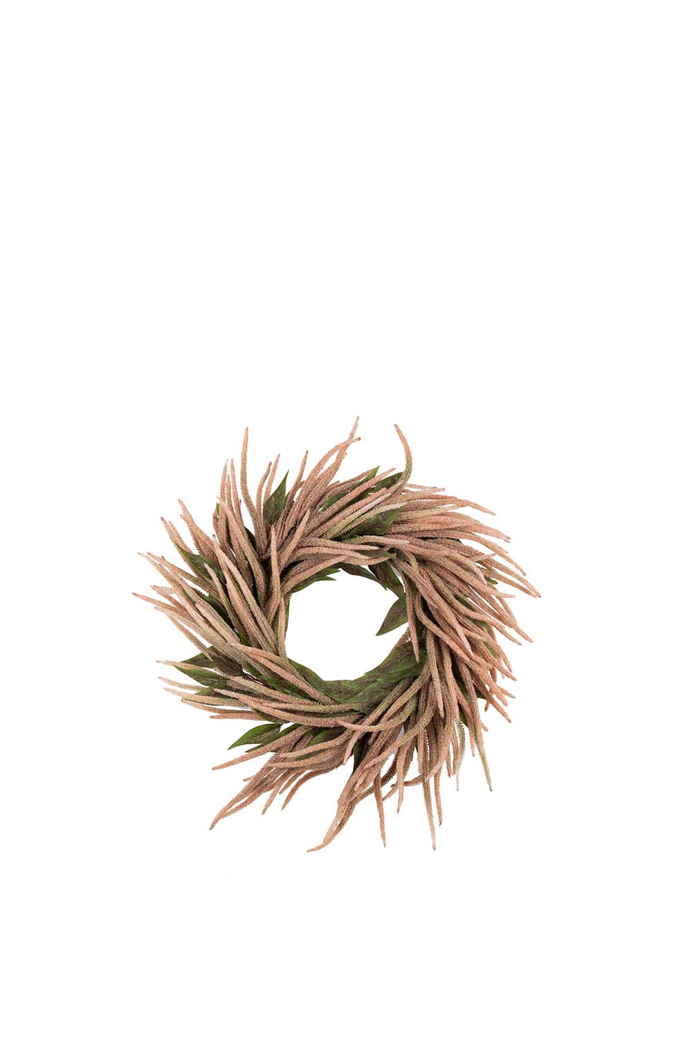 Konstgjord beige Gräskrans Ø60cm