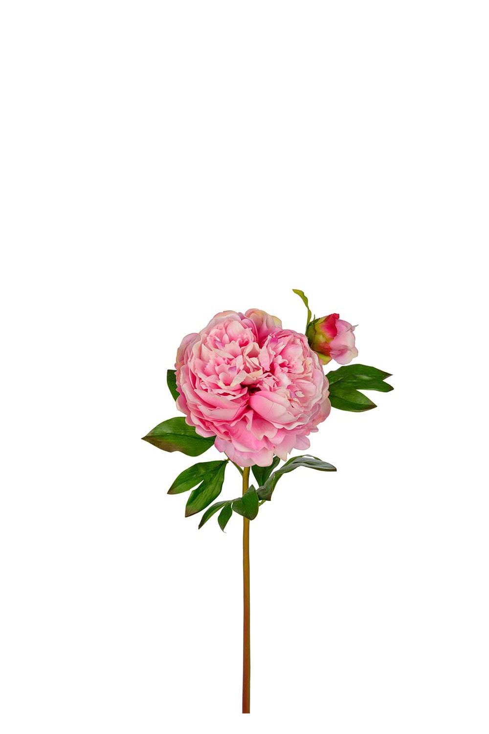 Konstgjord rosa Pion 65cm