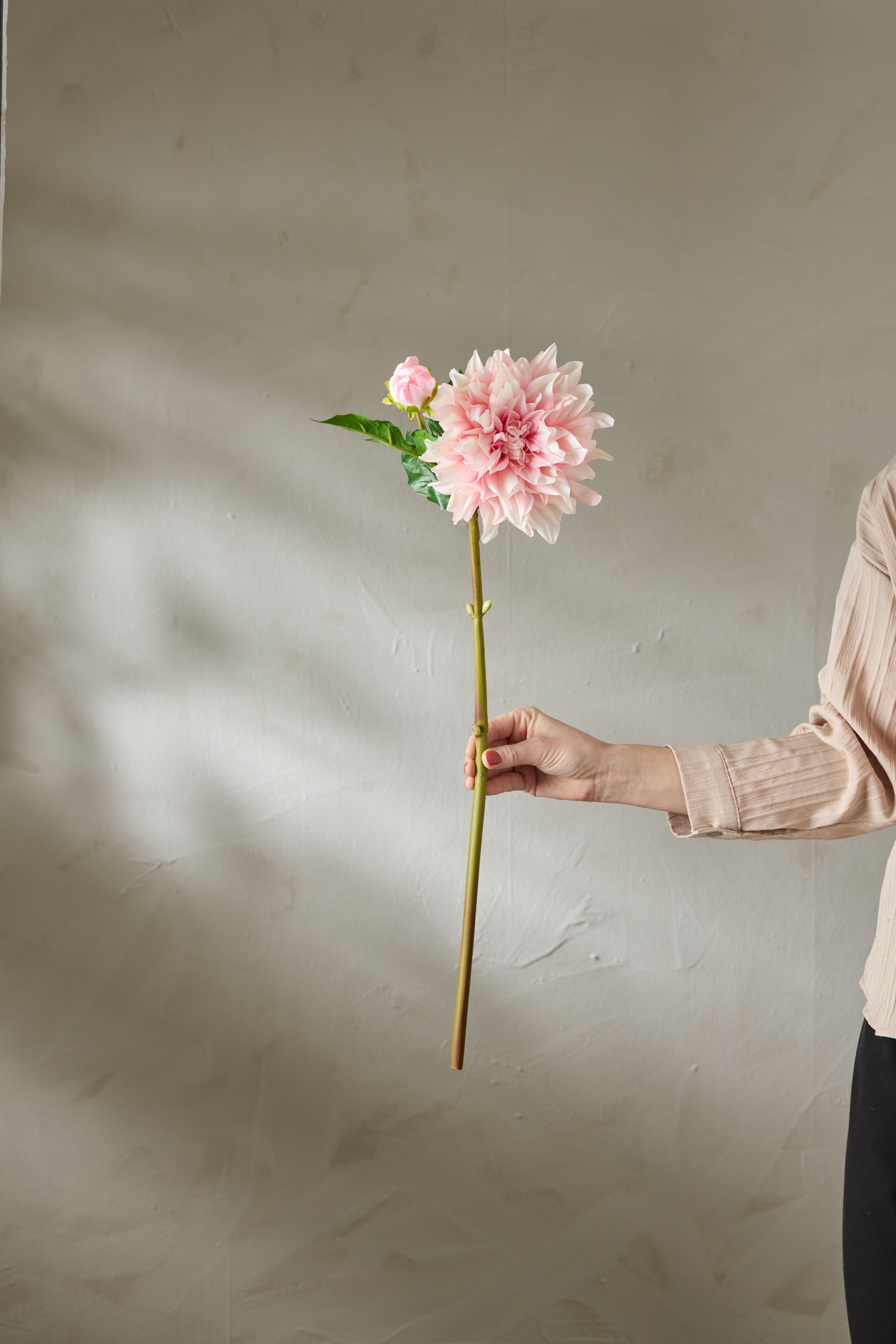 Konstgjord rosa Dahlia 70cm