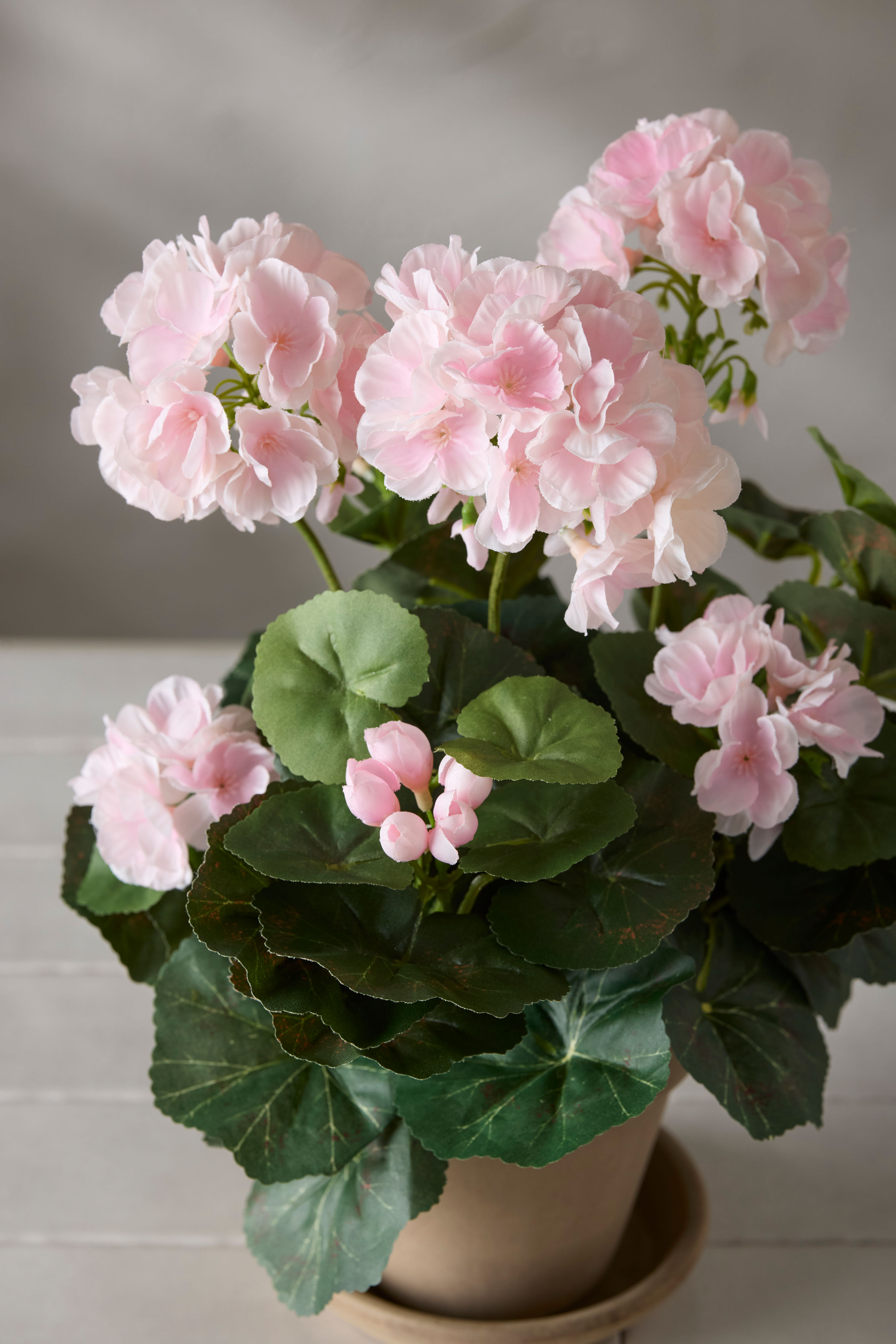 Konstgjord rosa Pelargon 35cm