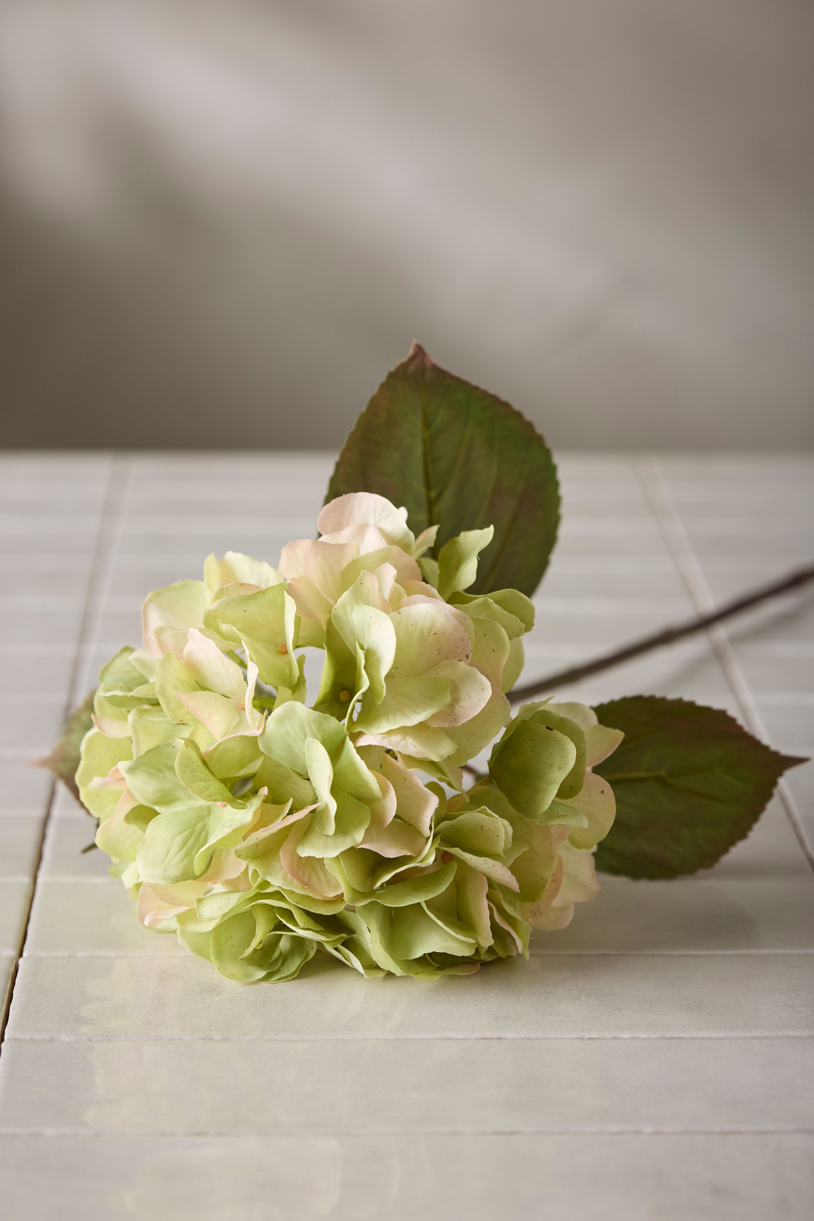 Konstgjord rosa Hortensia 65cm