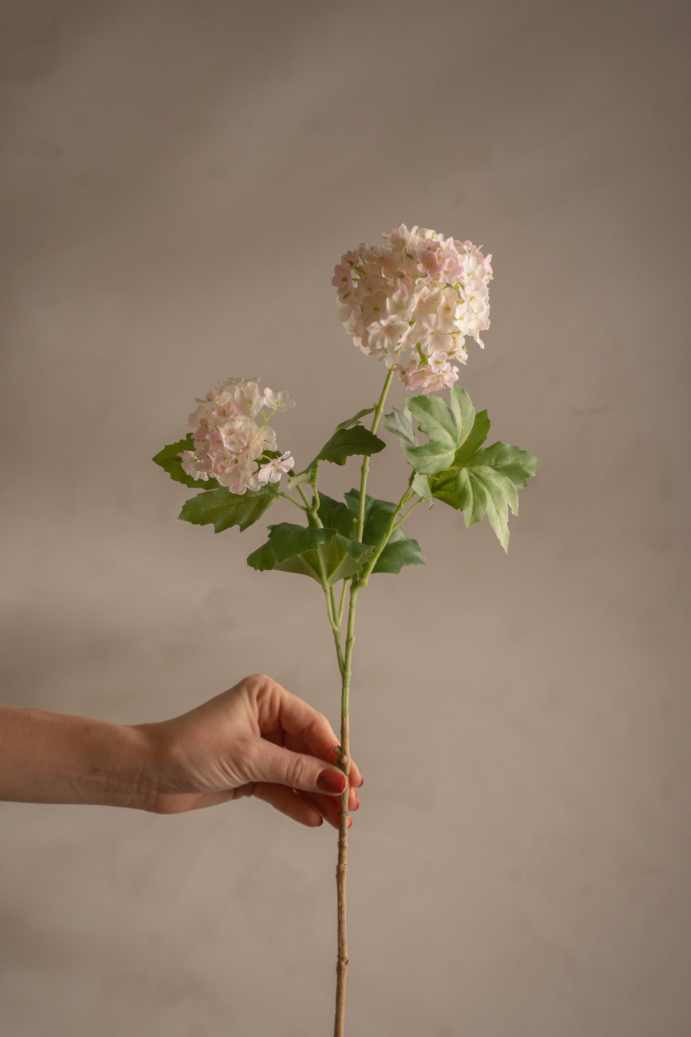 Konstgjord rosa Olvon 60cm
