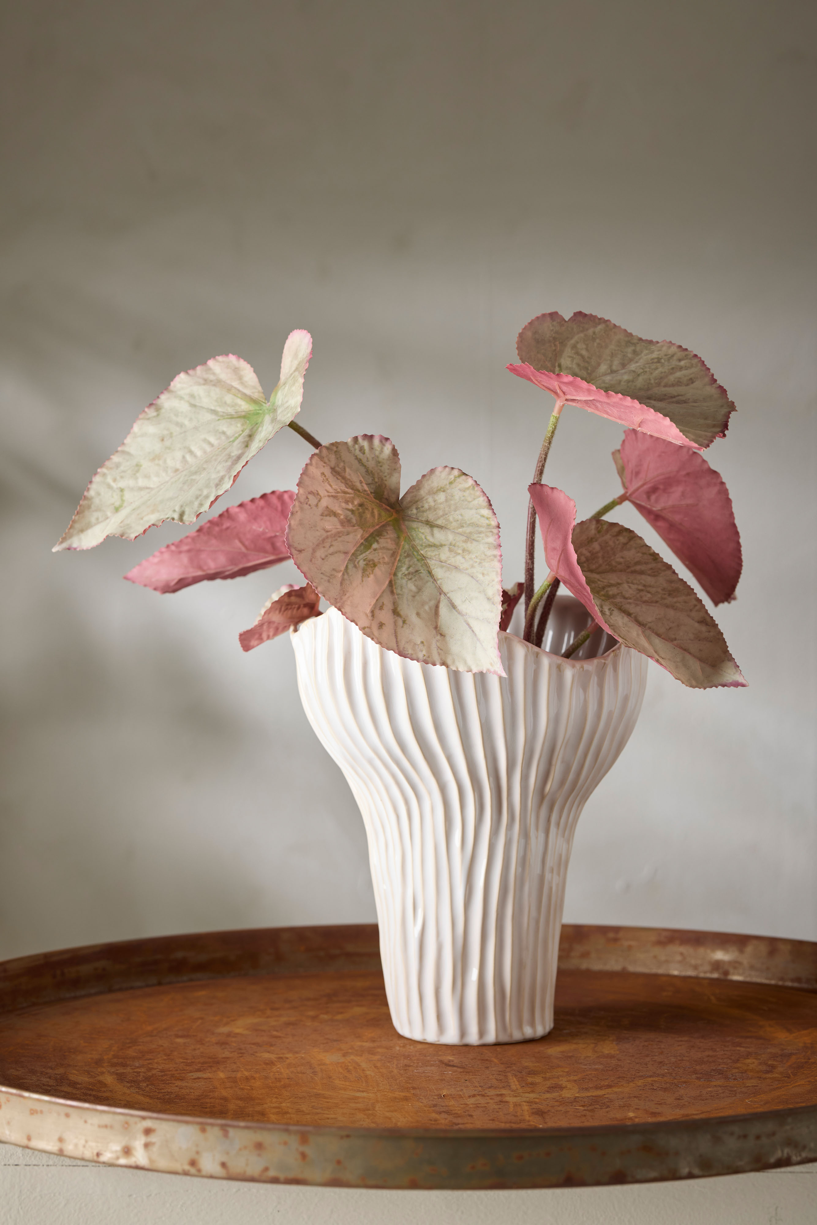 Konstgjord flerfärgad Rexbegonia 35cm