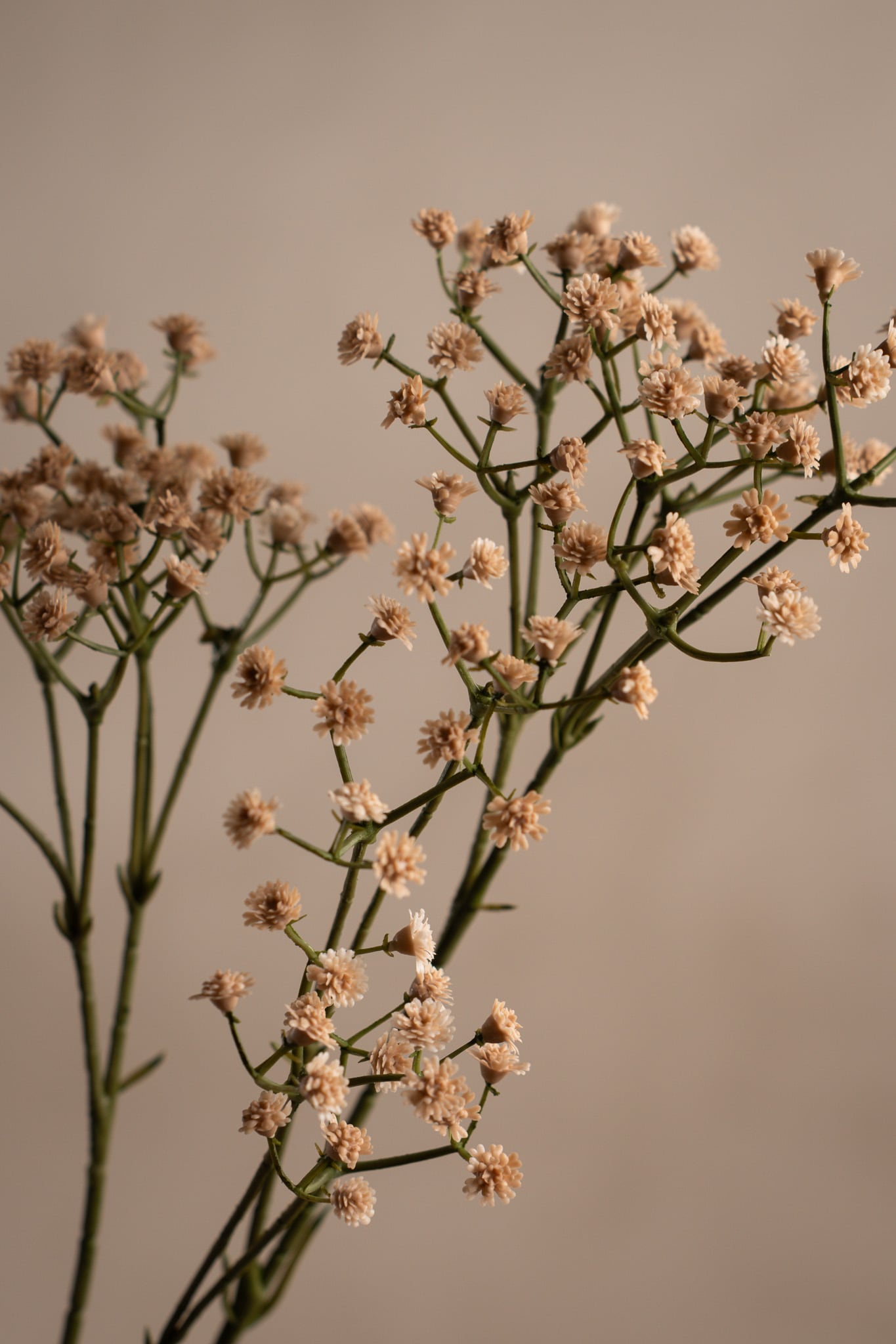 Konstgjord beige Brudslöja 70cm