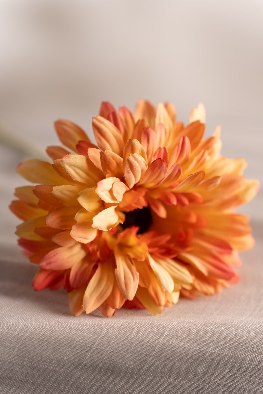 Konstgjord orange Gerbera 55cm
