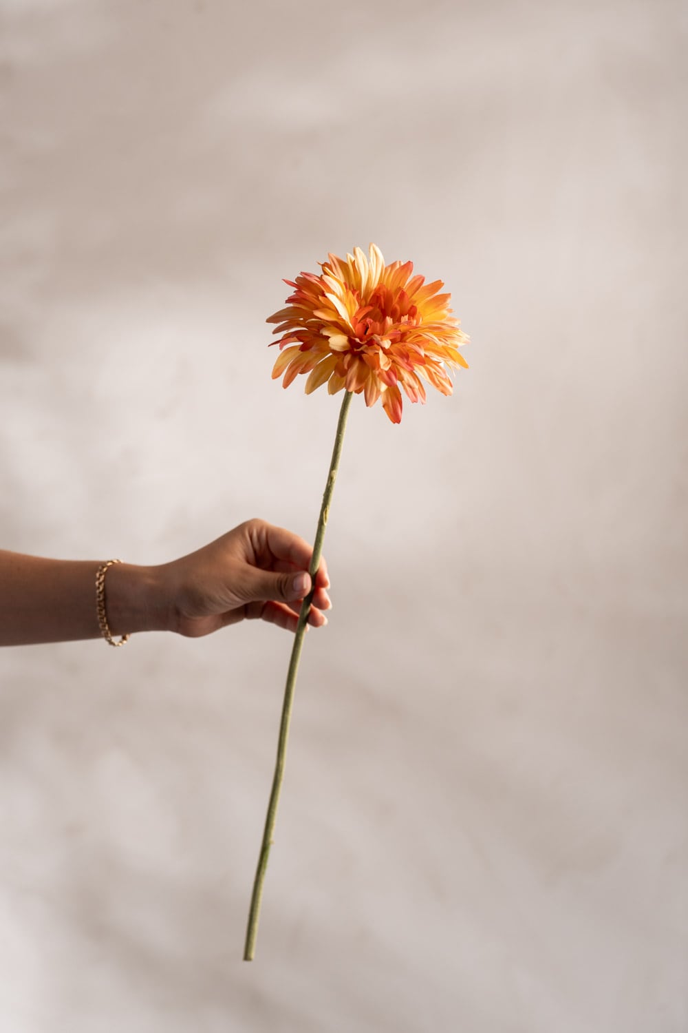 Konstgjord orange Gerbera 55cm