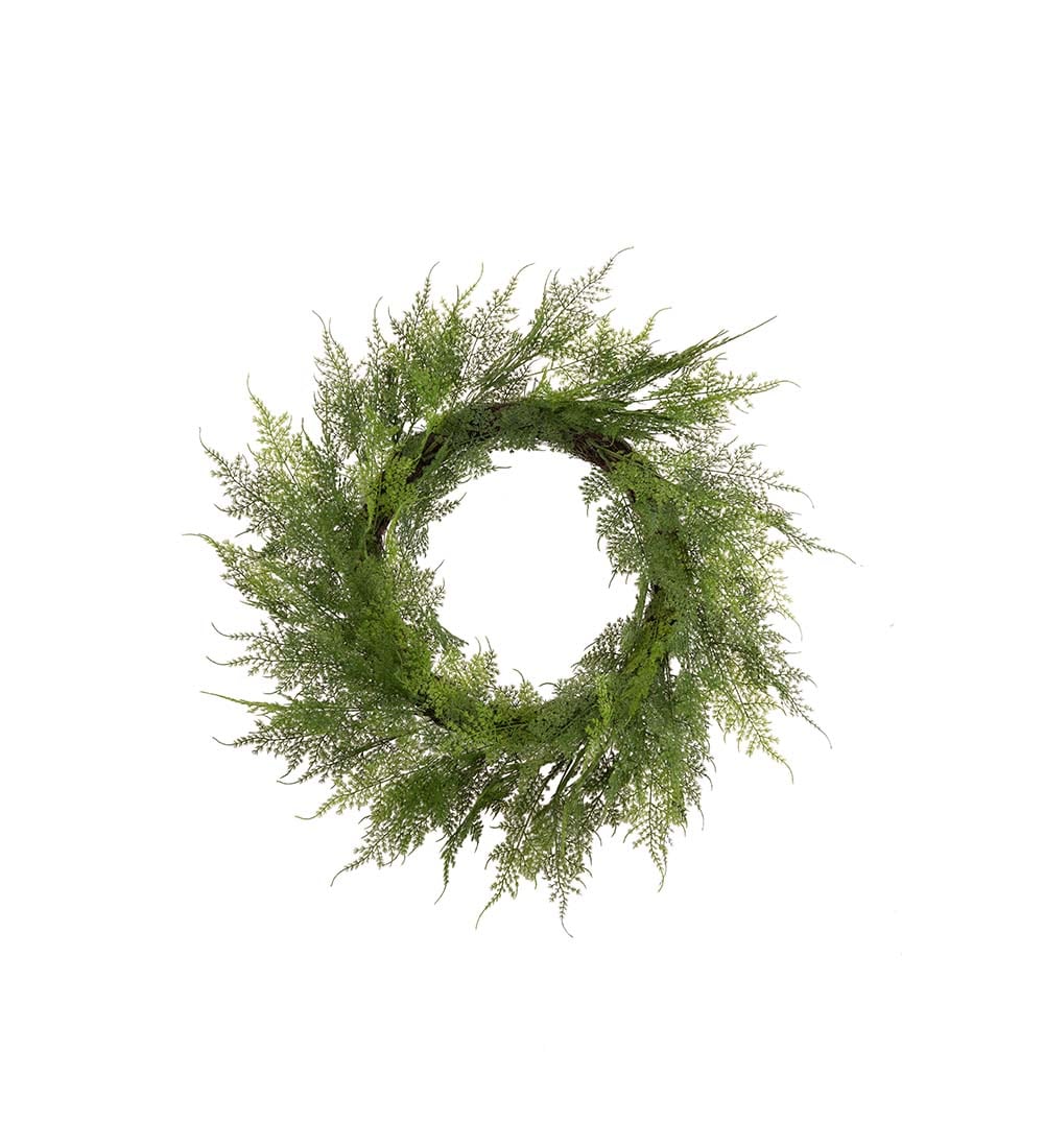 Konstgjord grön Asparaguskrans Ø65cm