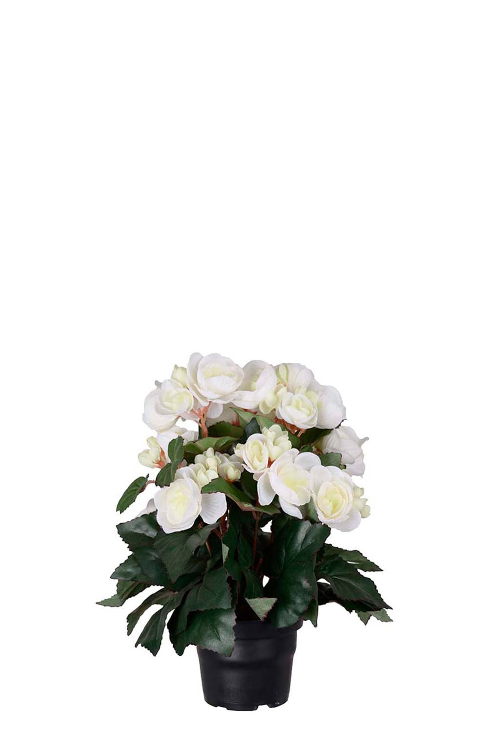 Konstgjord vit Begonia 28cm