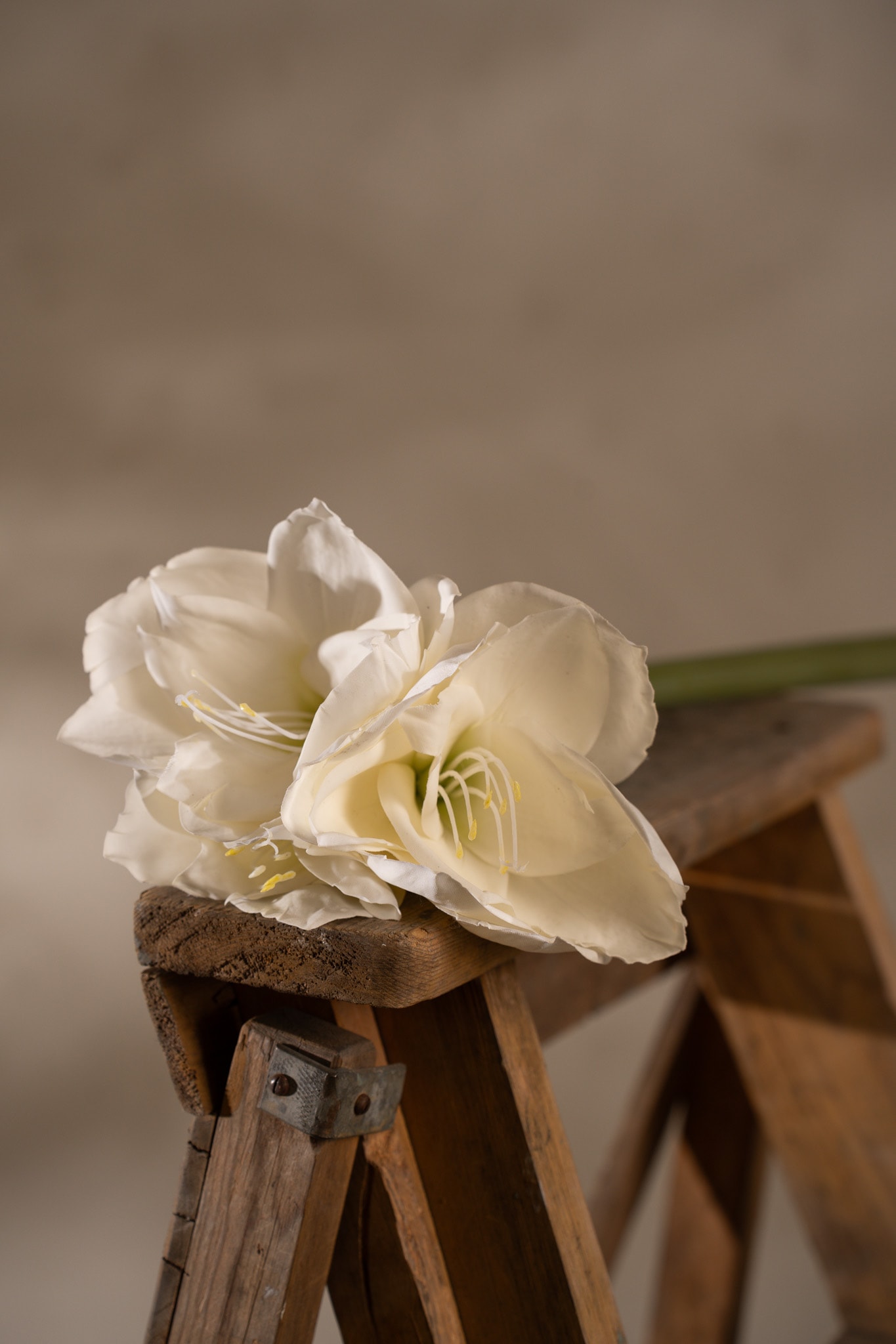 Konstgjord cream Amaryllis 60cm