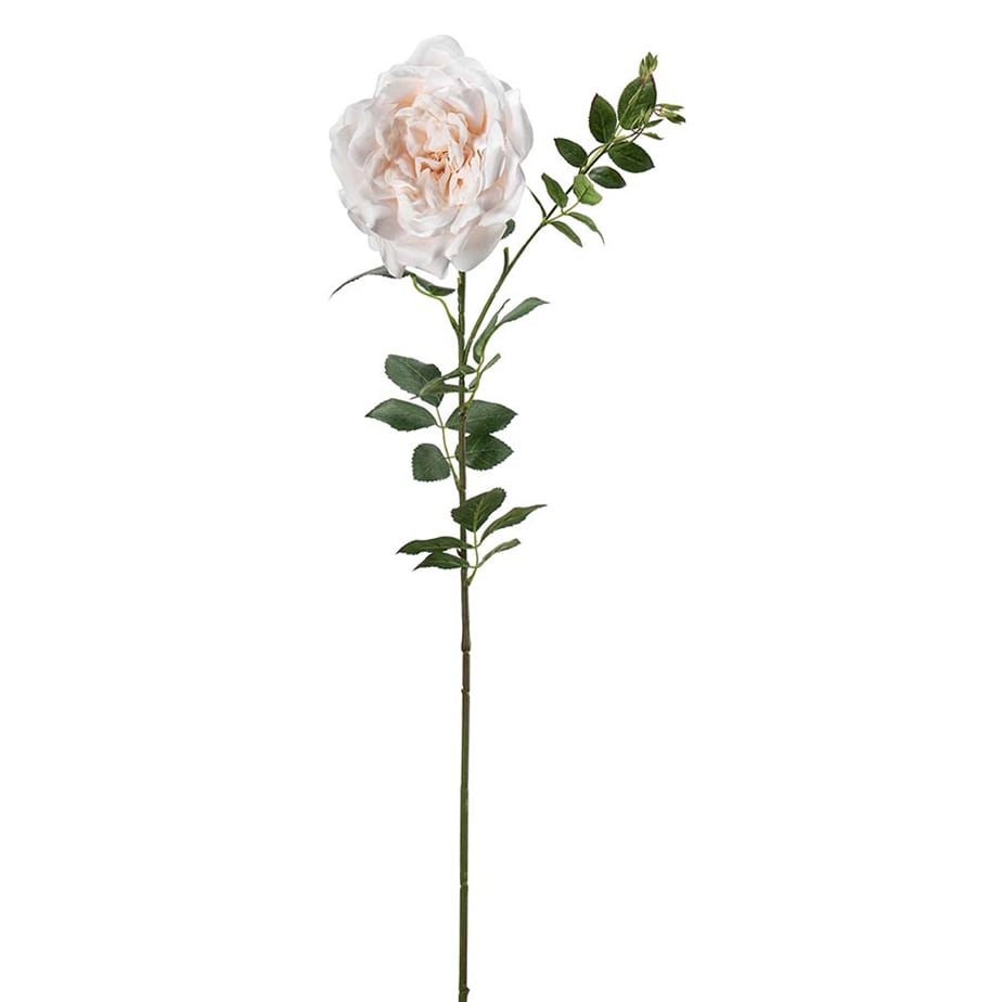 Konstgjord persikofärgad Ros 90cm