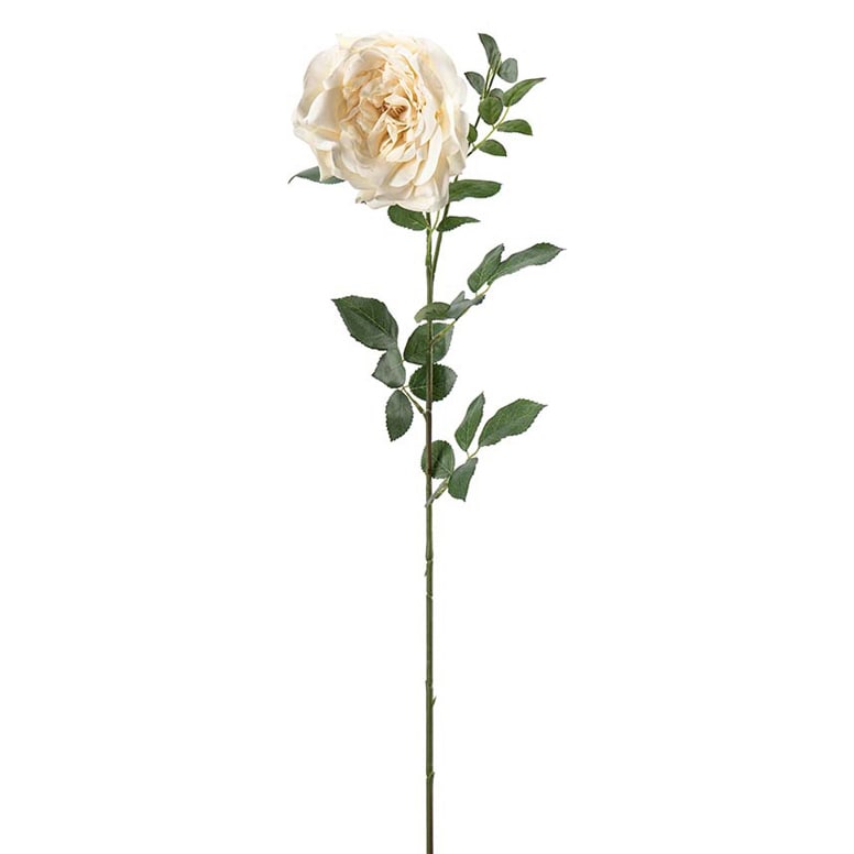 Konstgjord gul Ros 90cm