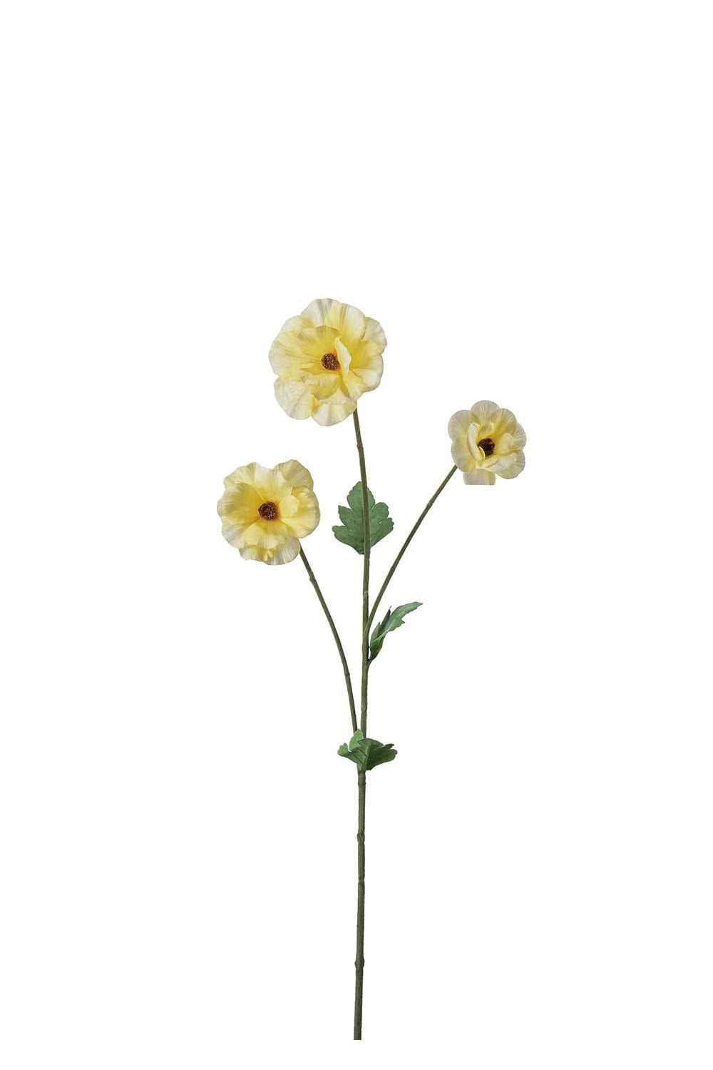 Konstgjord gul Japansk Ranuncel 62cm