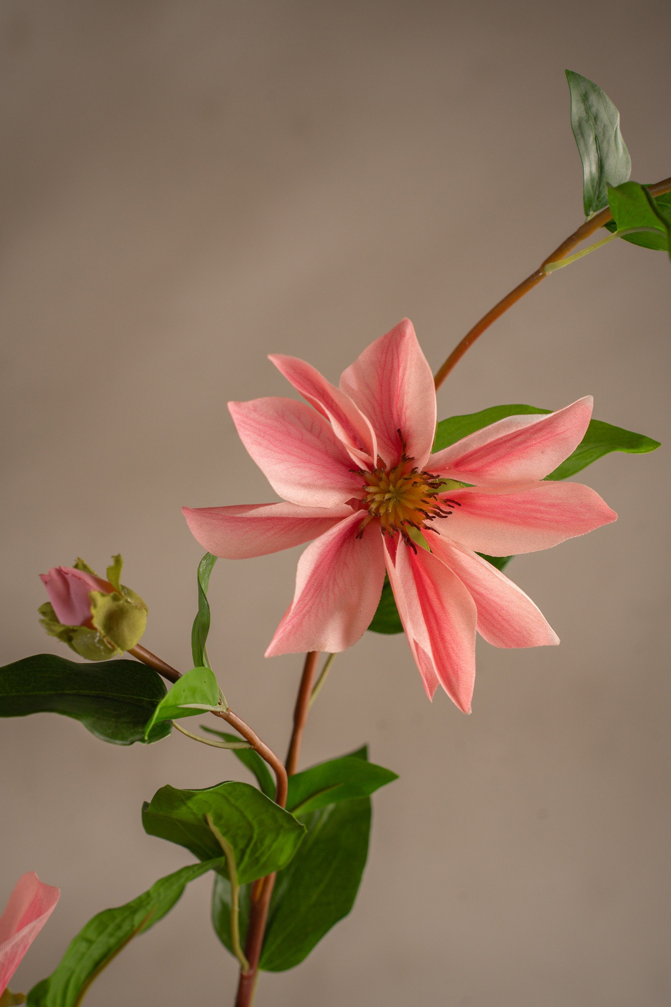 Konstgjord rosa Clematis 90cm