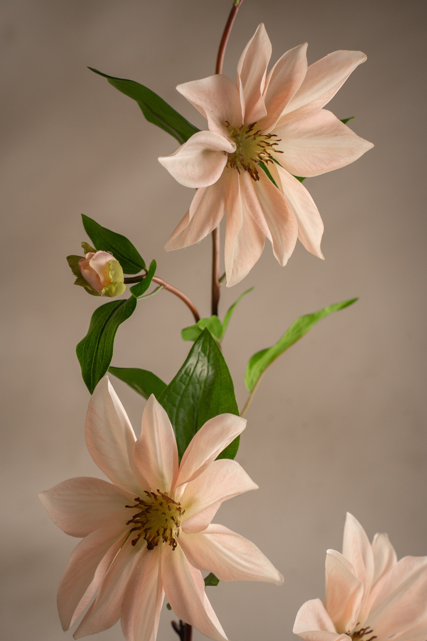 Konstgjord rosa Clematis 90cm