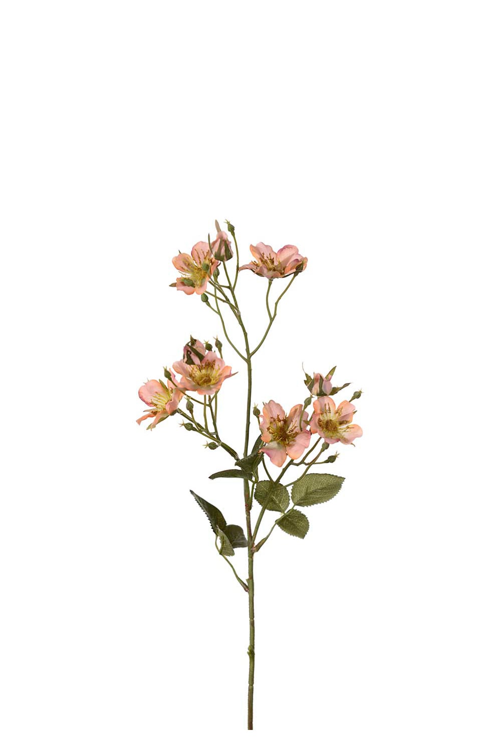 Konstgjord aprikosfärgad Japansk klätterros 65cm