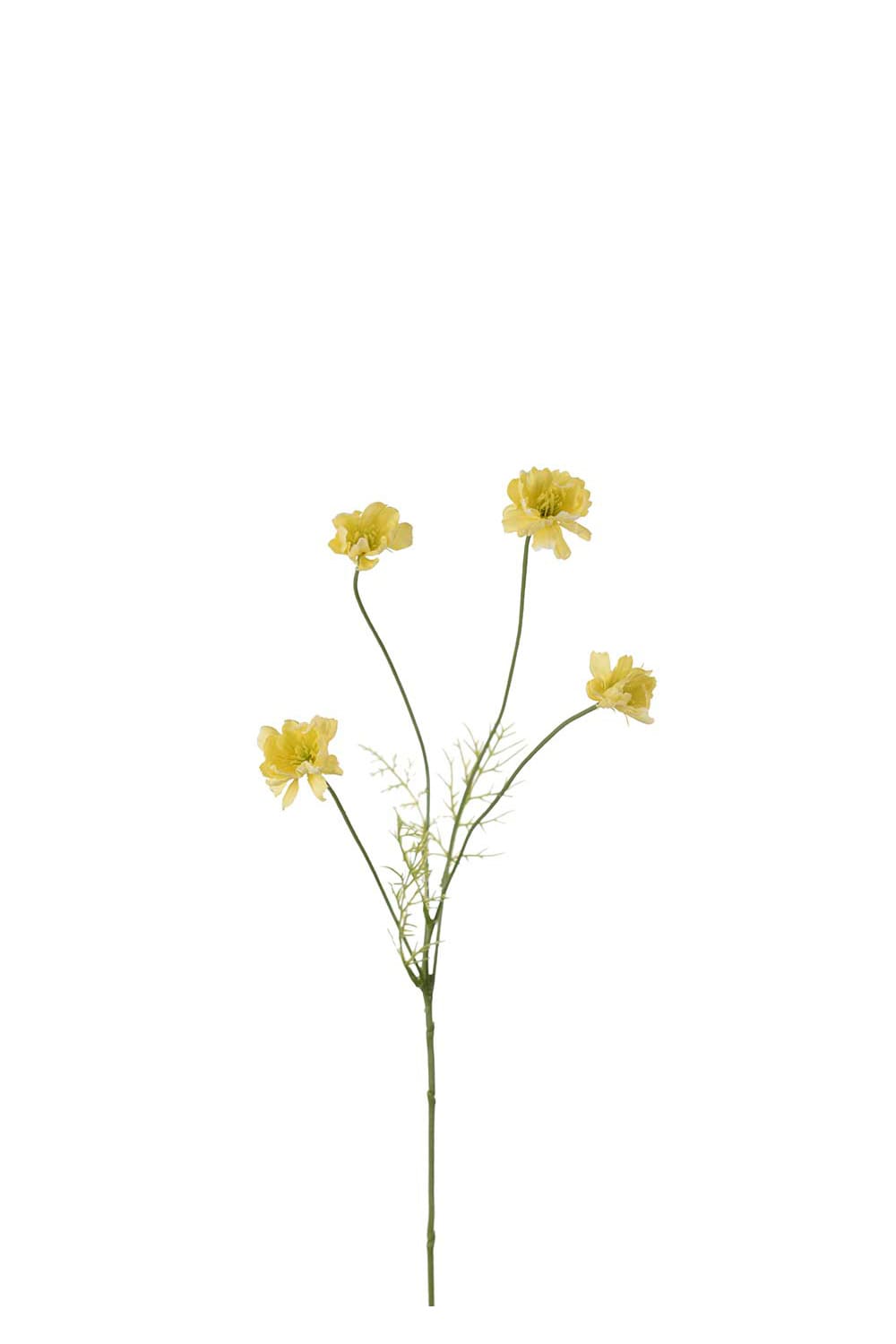 Konstgjord gul Cosmos 55cm