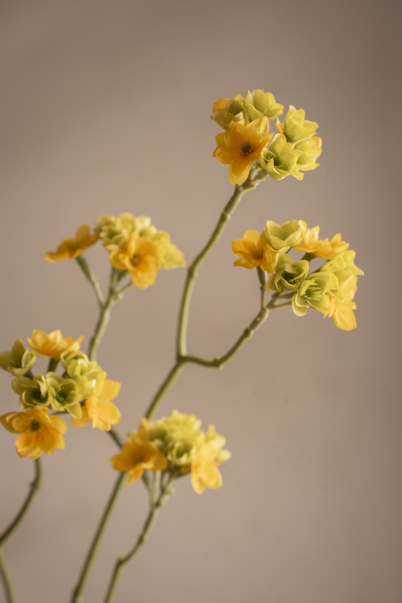 Konstgjord gul Blomkvist 80cm