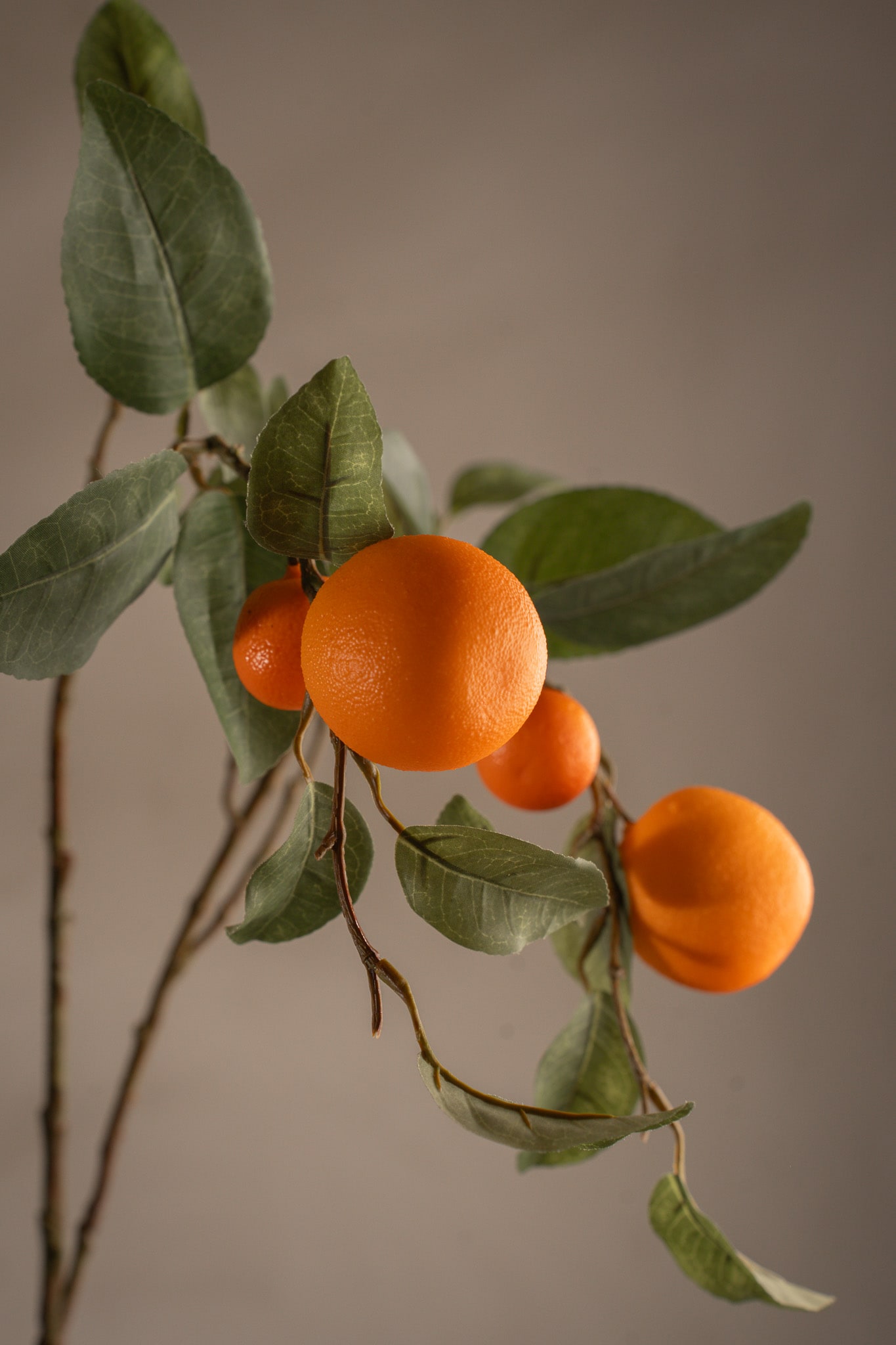 Konstgjord orange Apelsinkvist 100cm