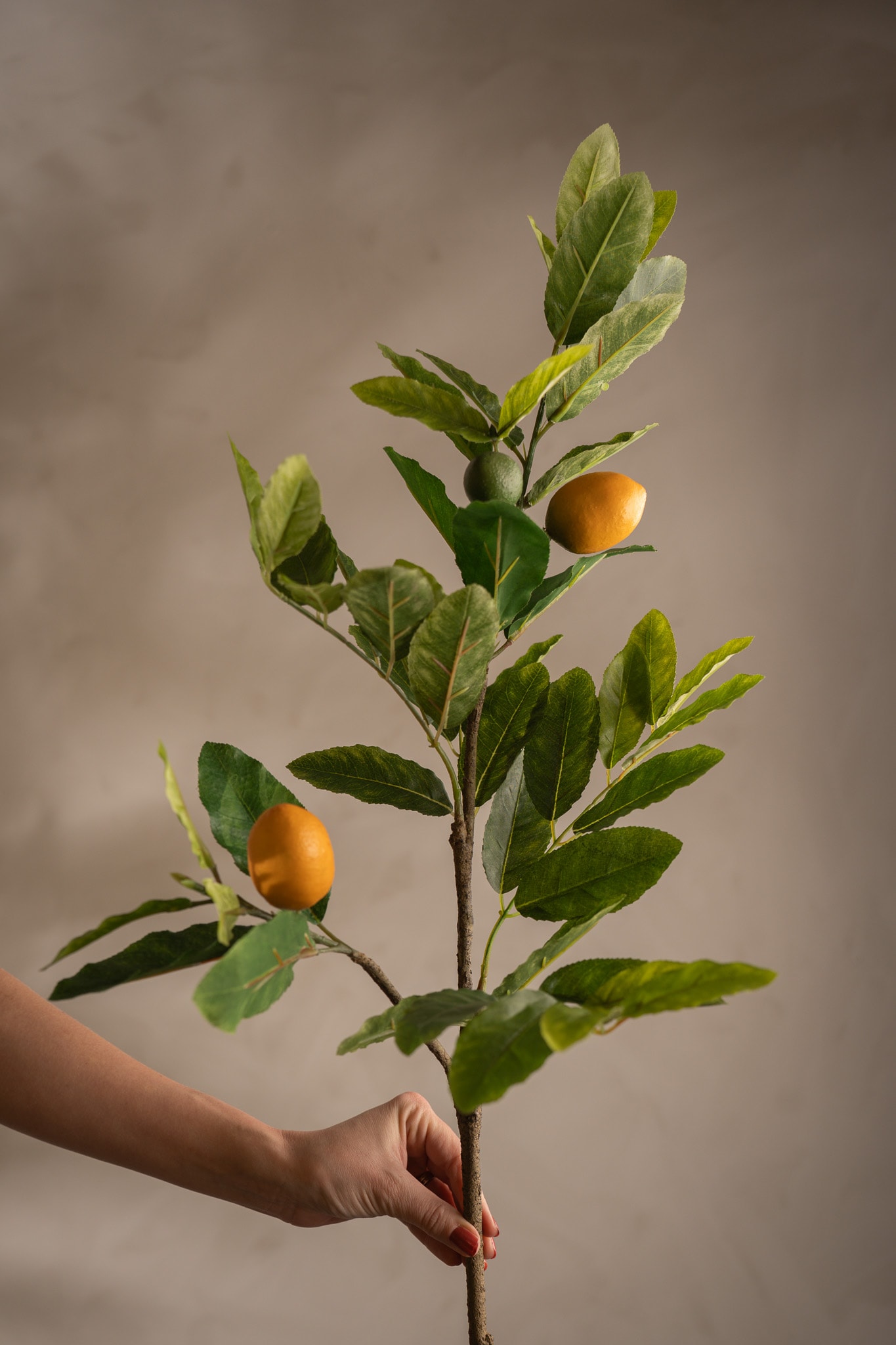 Konstgjord grön Citronkvist 90cm