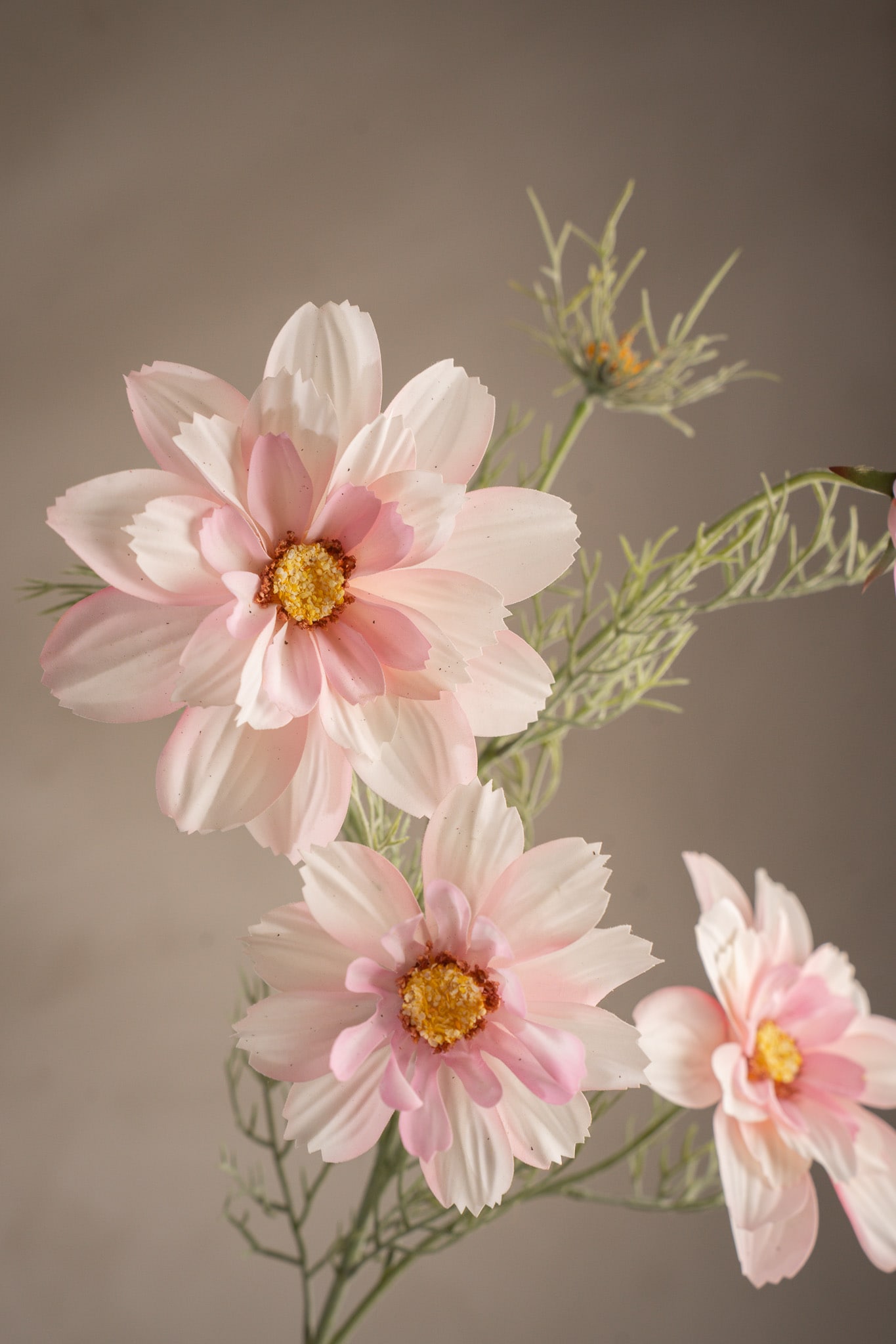 Konstgjord rosa Rosenskära 65cm