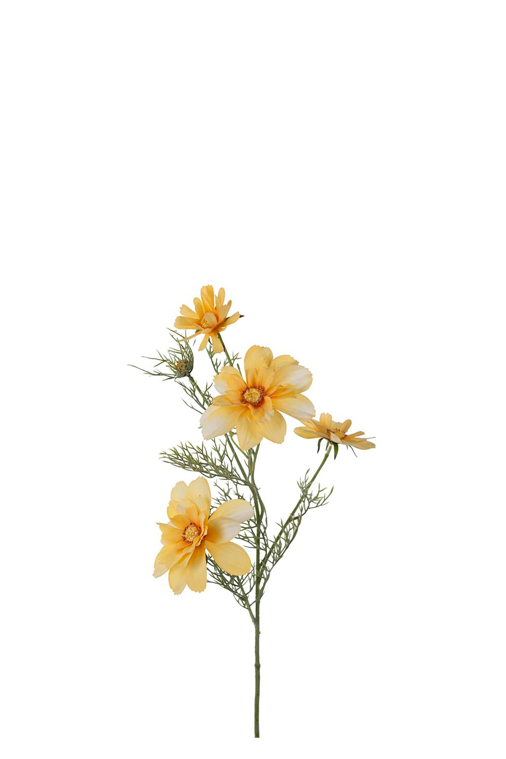 Konstgjord gul Rosenskära 65cm