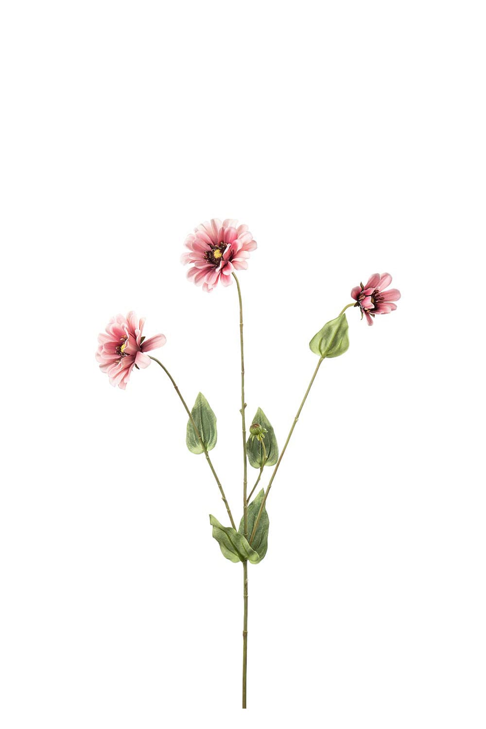 Konstgjord rosa Zinnia 65cm