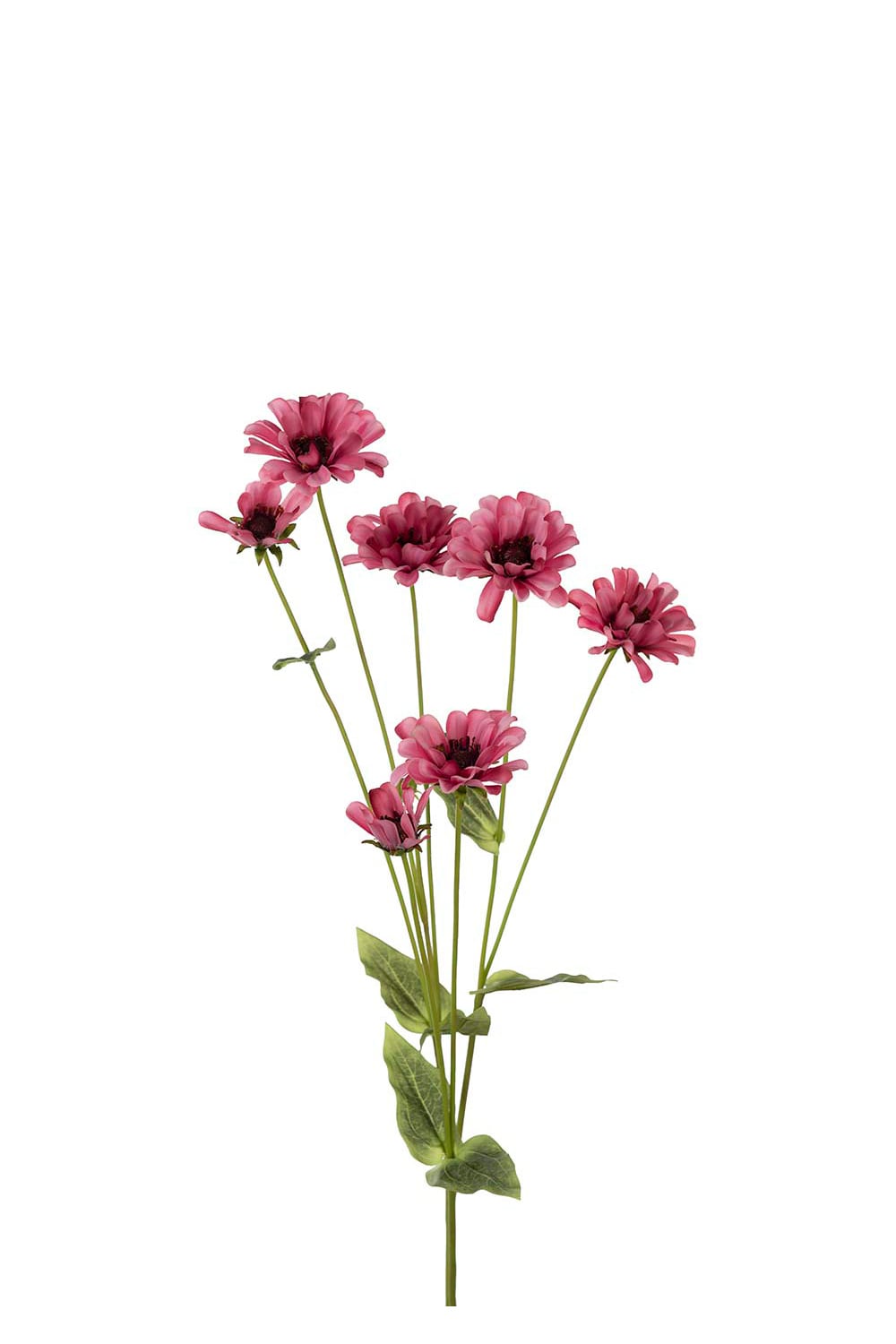 Konstgjord rosa Zinnia 90cm
