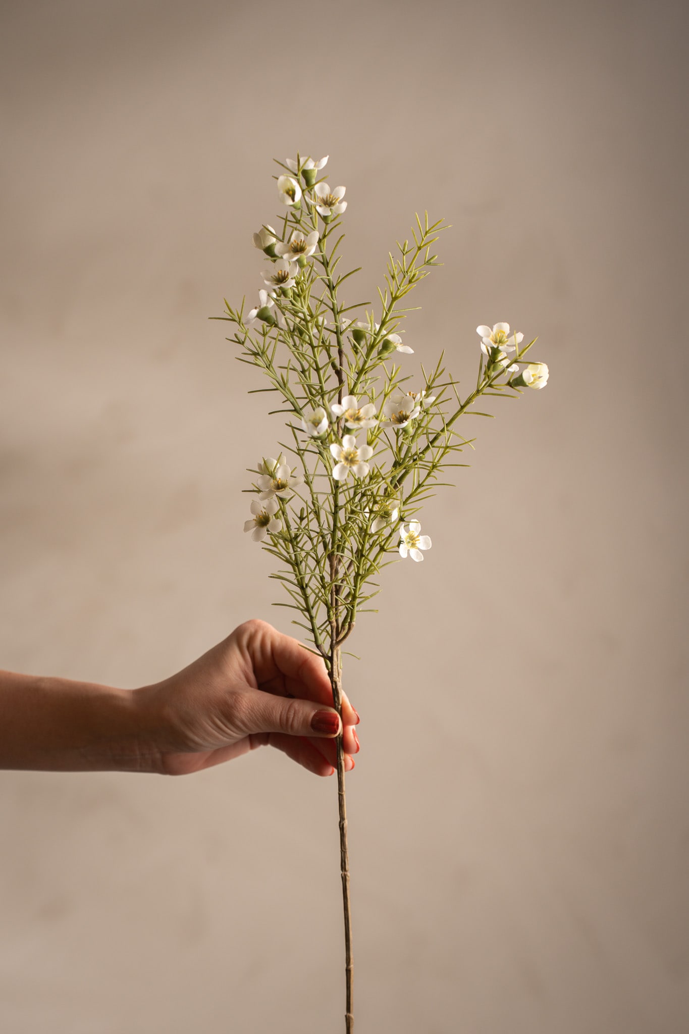 Konstgjord vit Vaxblomma 60cm