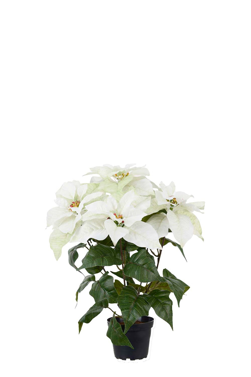 Konstgjord vit Julstjärna 45cm
