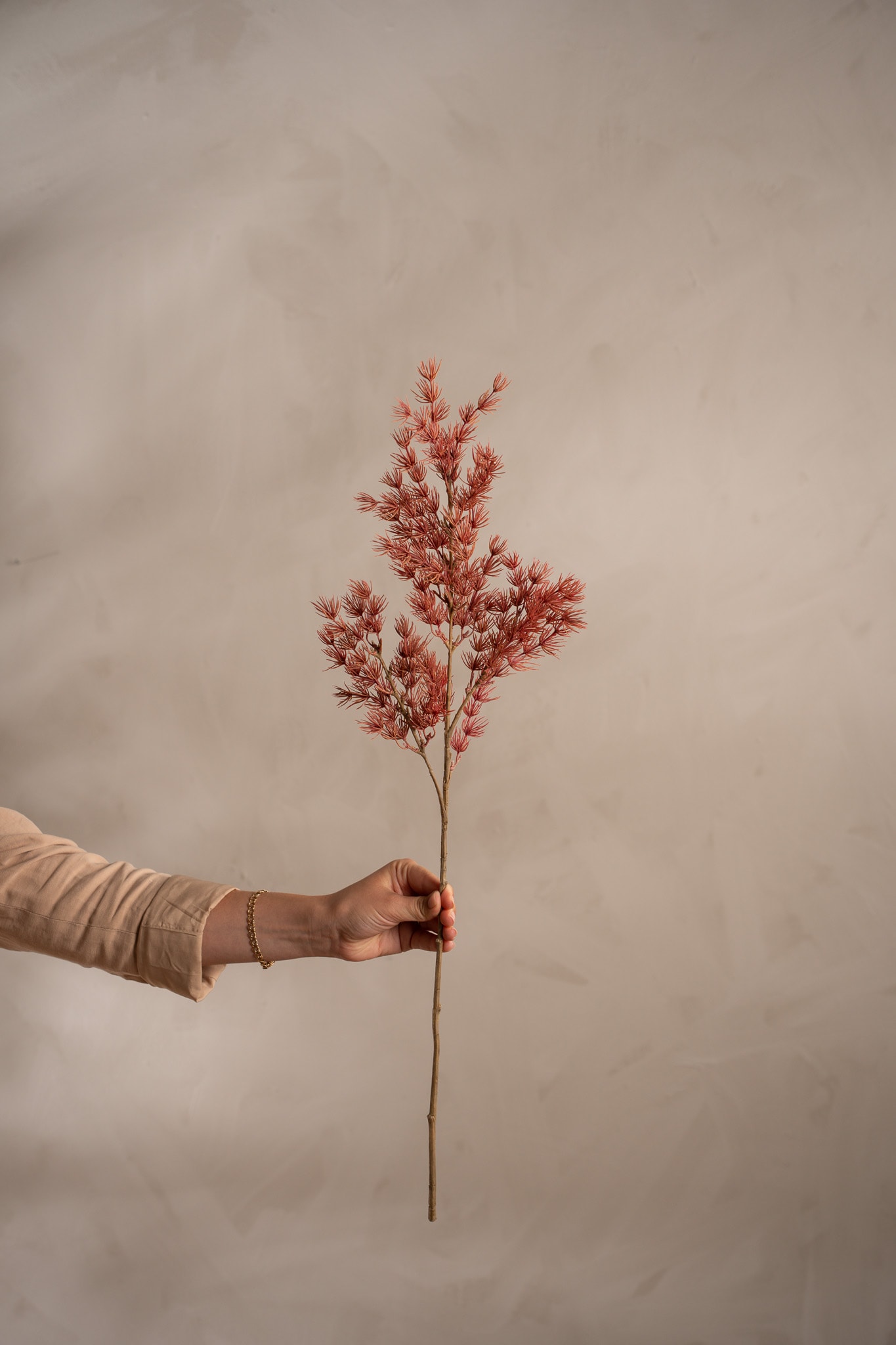 Konstgjord rosa Asparagus 75cm
