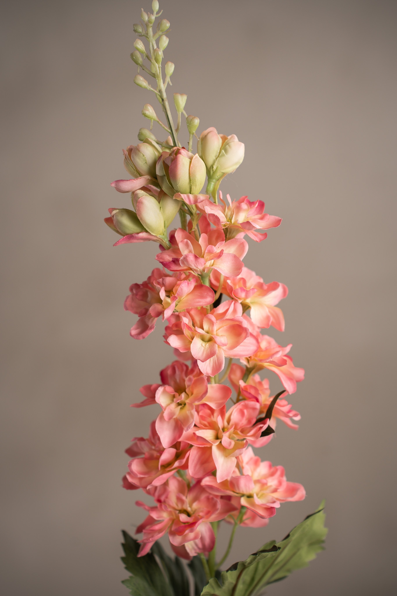 Konstgjord rosa Delphinium 75cm