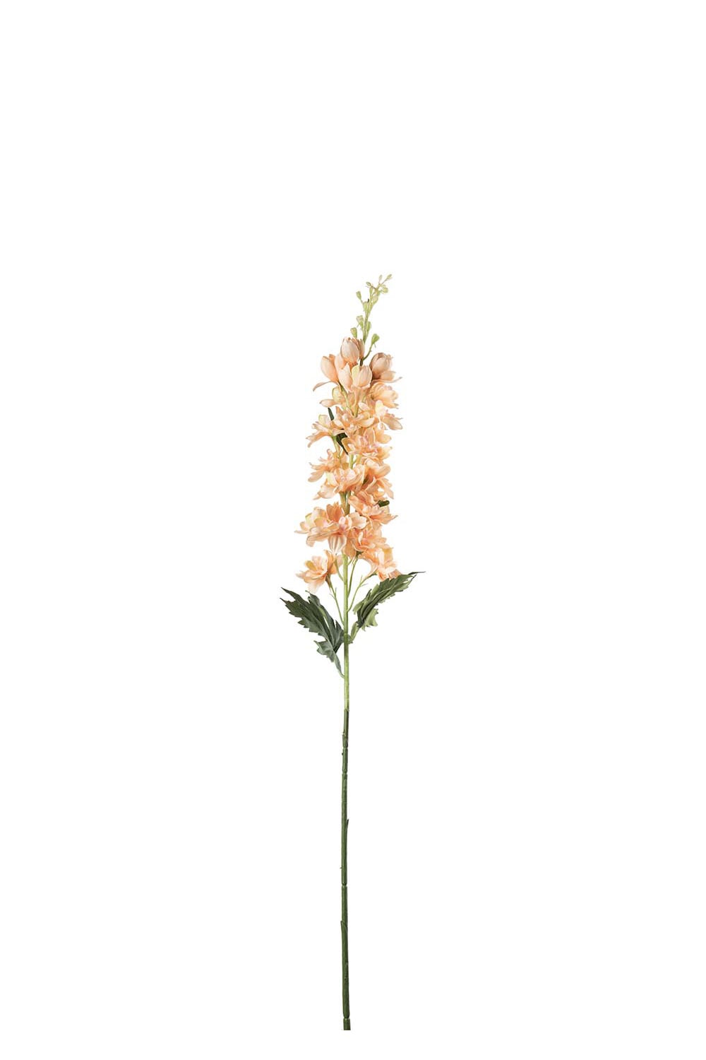 Konstgjord persikofärgad Delphinium 75cm
