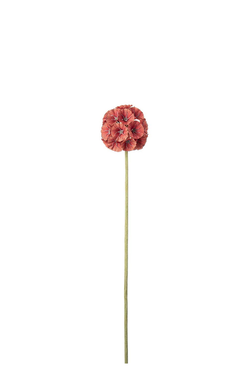 Konstgjord orange Scabiosa 60cm