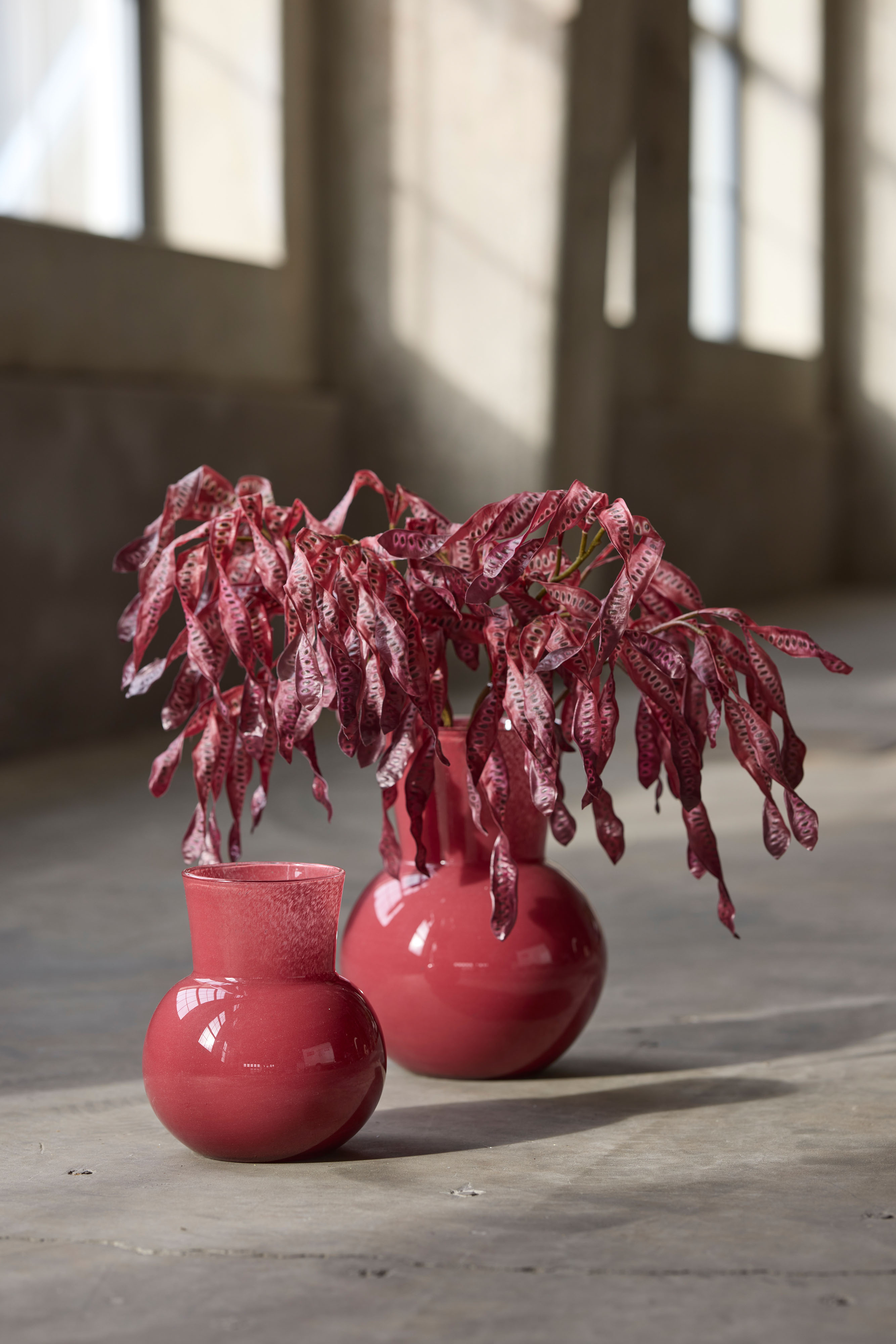 Konstgjord burgundy Kvist 75cm