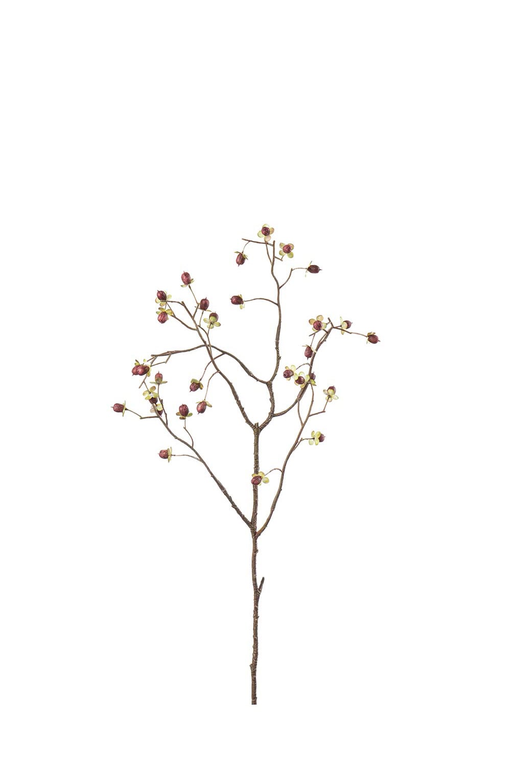 Konstgjord röd Bärkvist 55cm