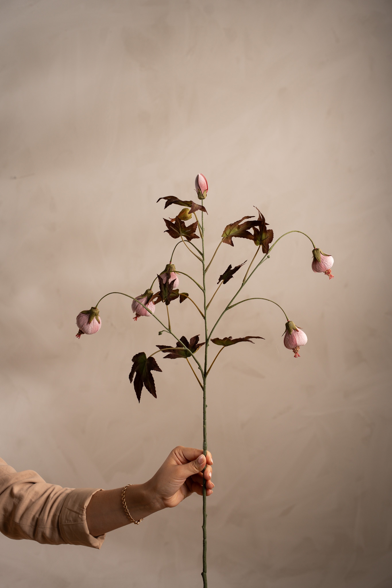 Konstgjord rosa Blomsterlönn 83cm