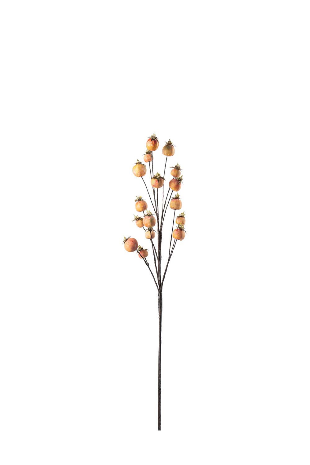 Konstgjord orange Vallmokapsel 75cm