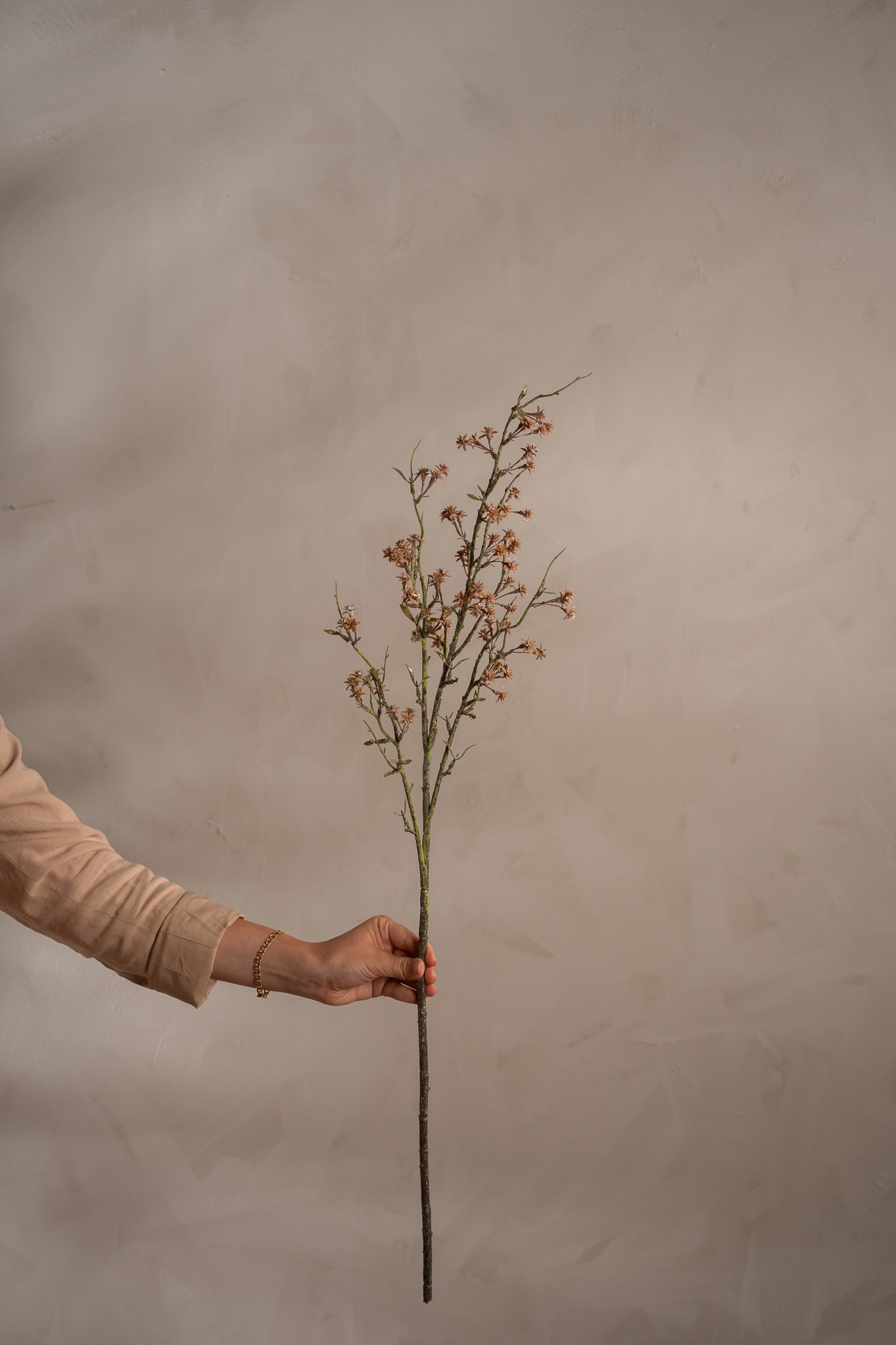 Konstgjord brun Gypsophila 90cm