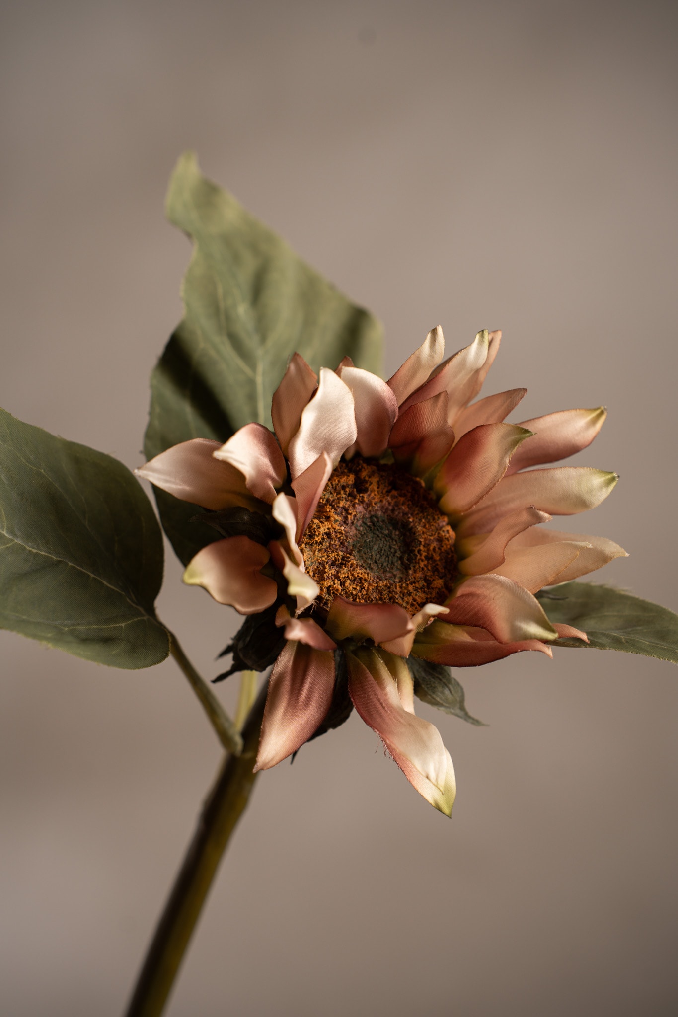 Konstgjord rosa Solros 50cm