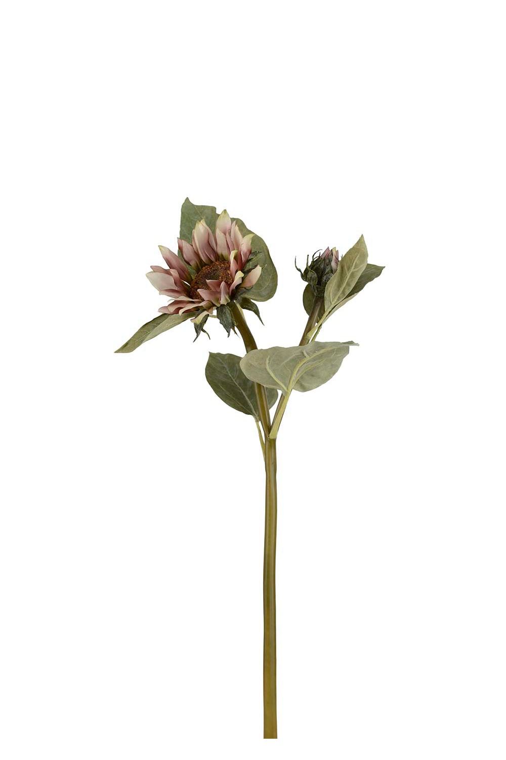 Konstgjord rosa Solros 74cm