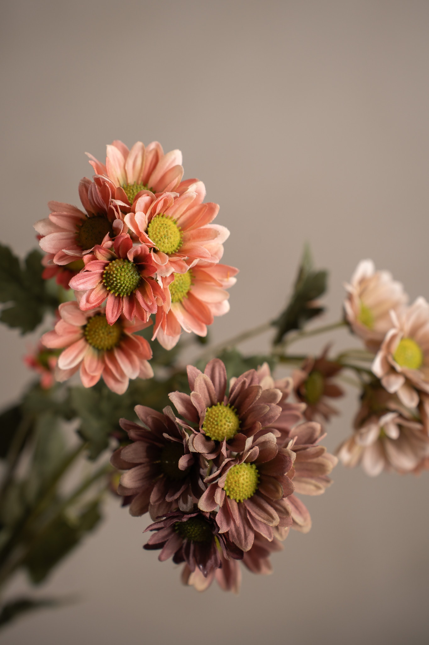 Konstgjord rosa Chrysanthemum 58cm