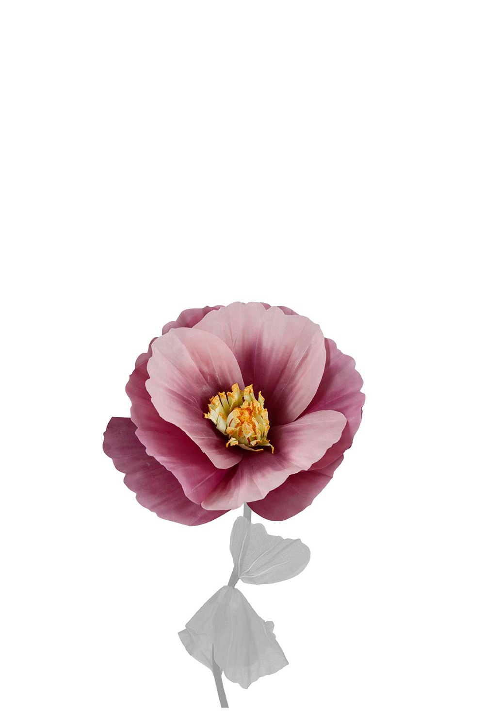 Stor lila tygblomma Signe Ø40cm