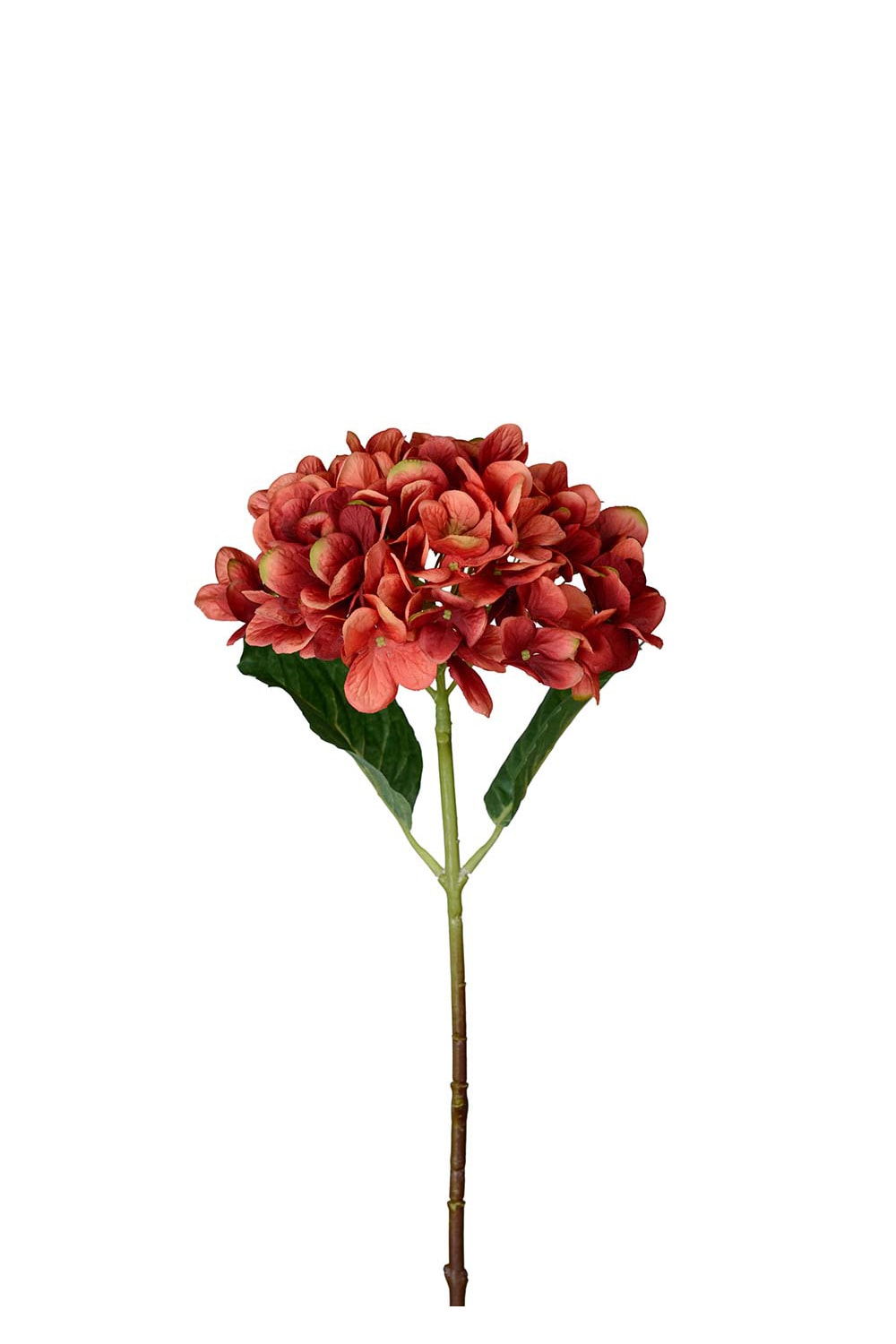 Konstgjord orange Hortensia 48cm