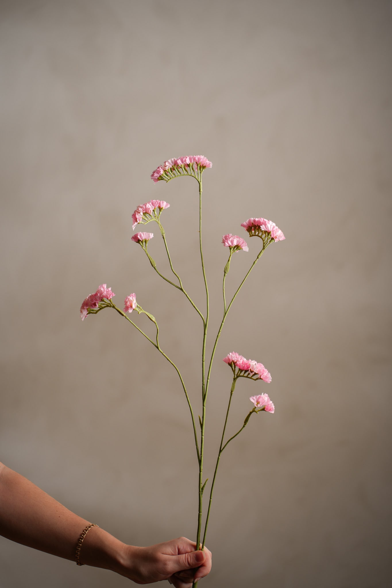 Konstgjord rosa Statice 90cm